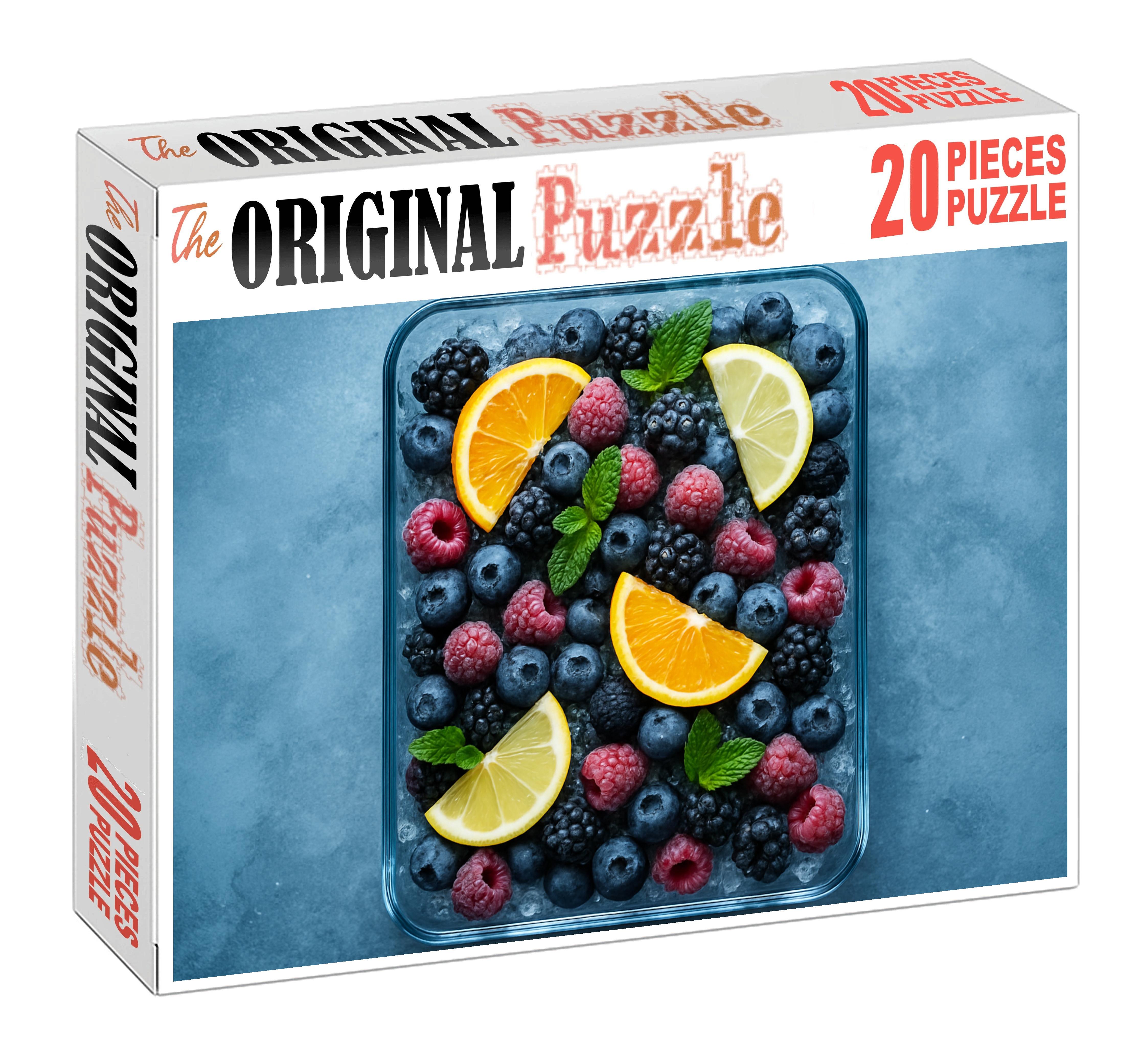 Crystal Cascade Frozen Berries And Citrus Sparkle Puzzle Challenge
