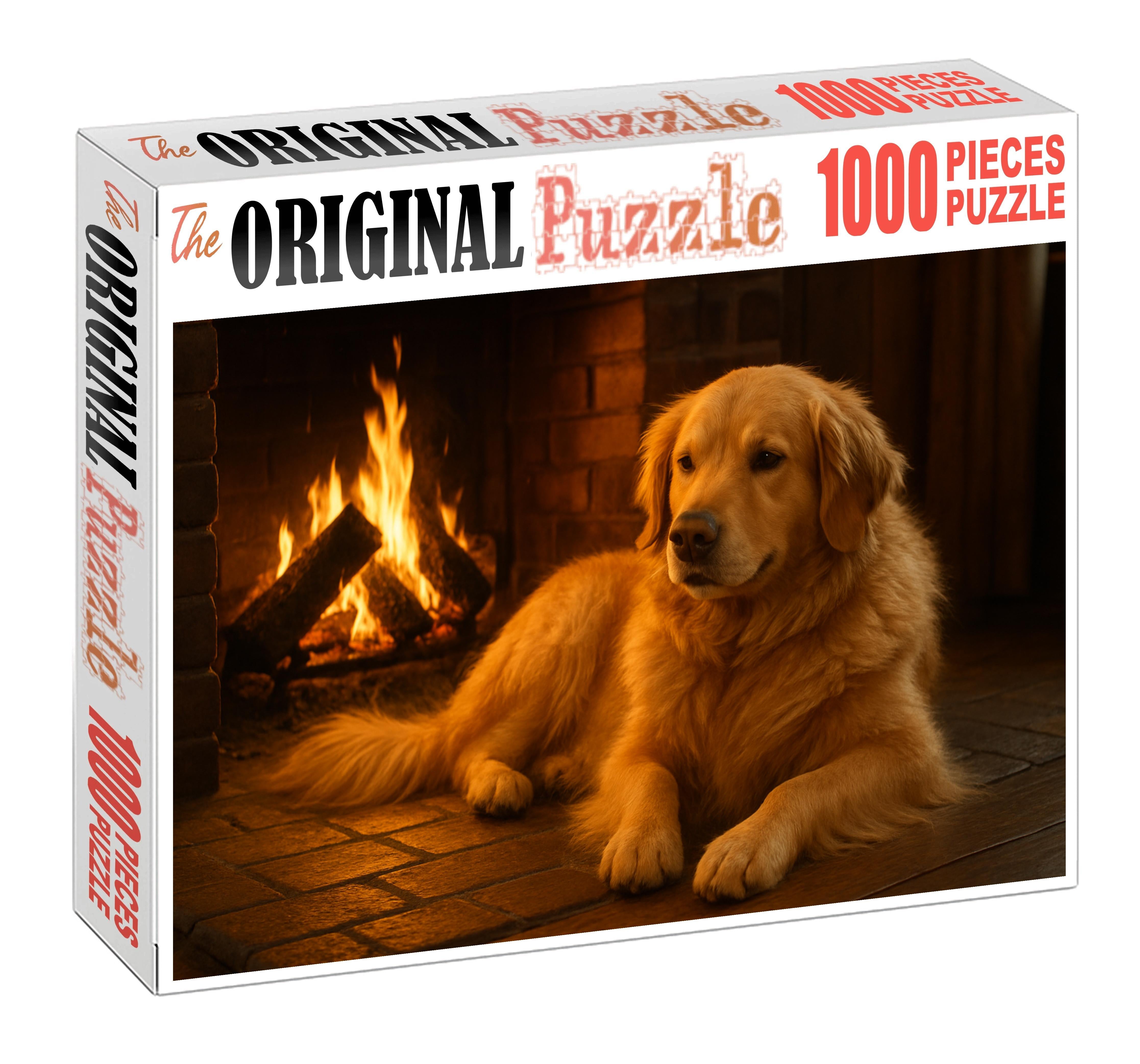 Amber Hearth Custom Jigsaw Puzzle