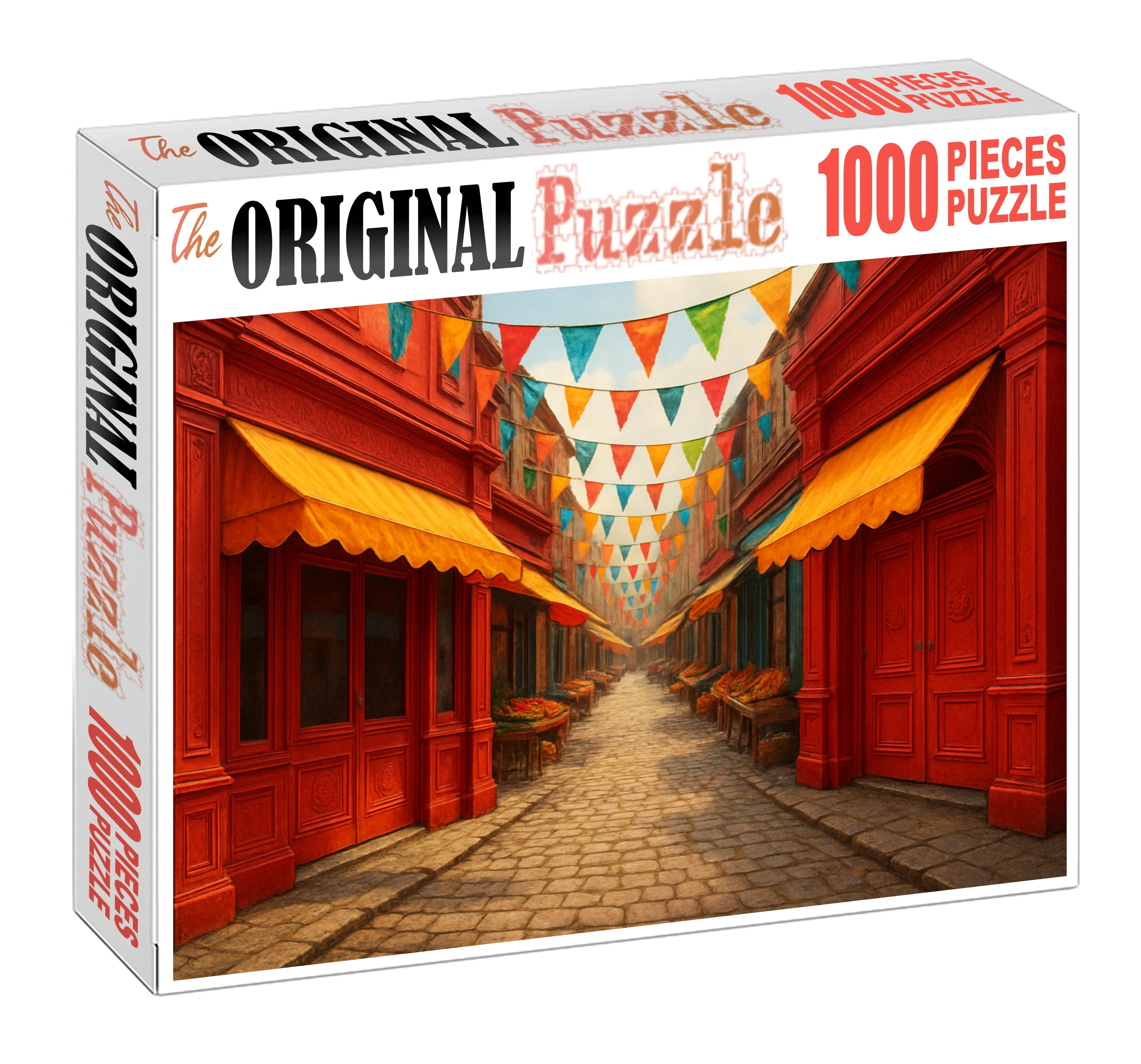 Crimson Market Way 100 Piece Puzzle