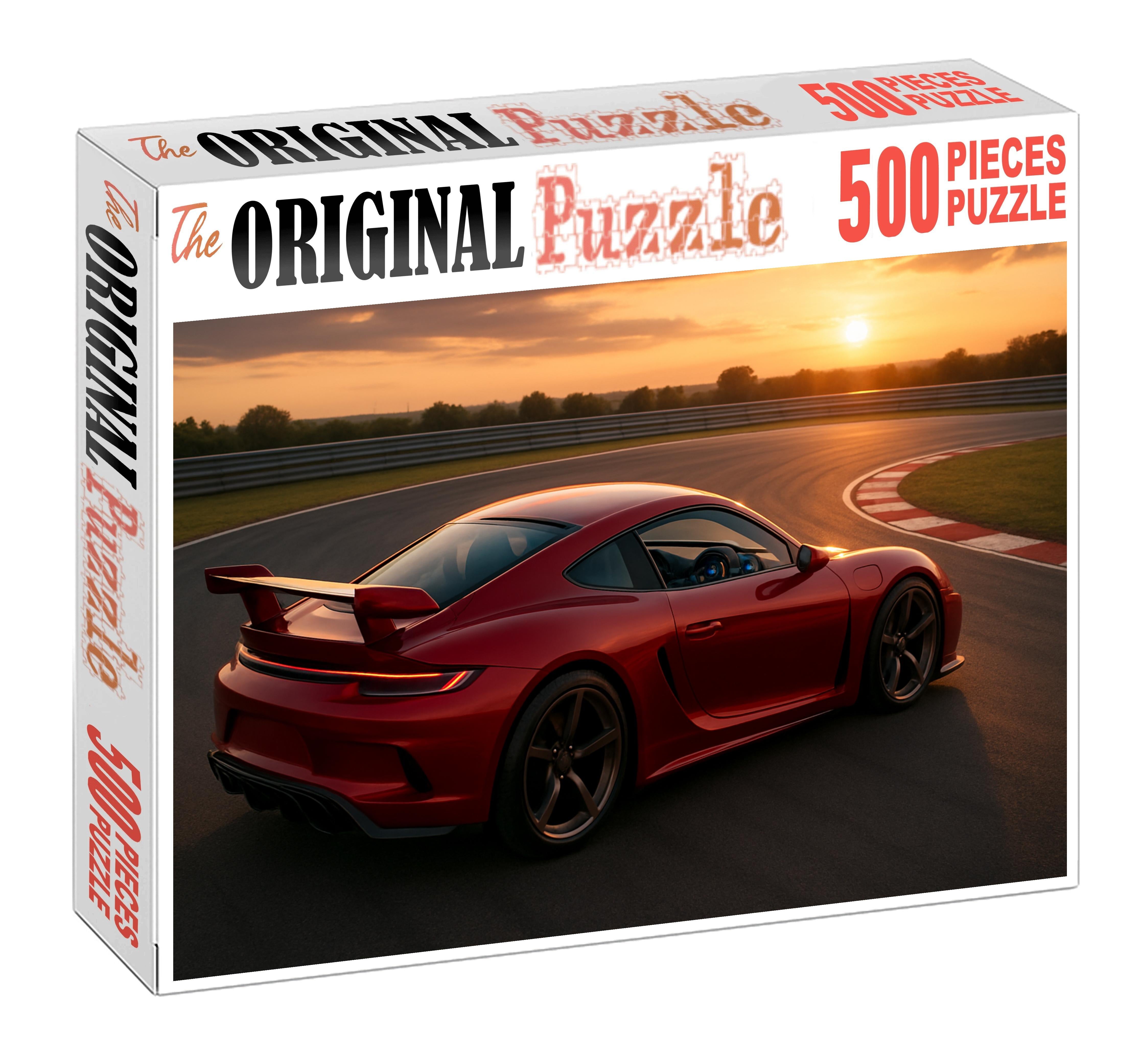 Crimson Talon Rs Twin-turbocharged V8 With Aerodynamic Precision 300 Piece Puzzle