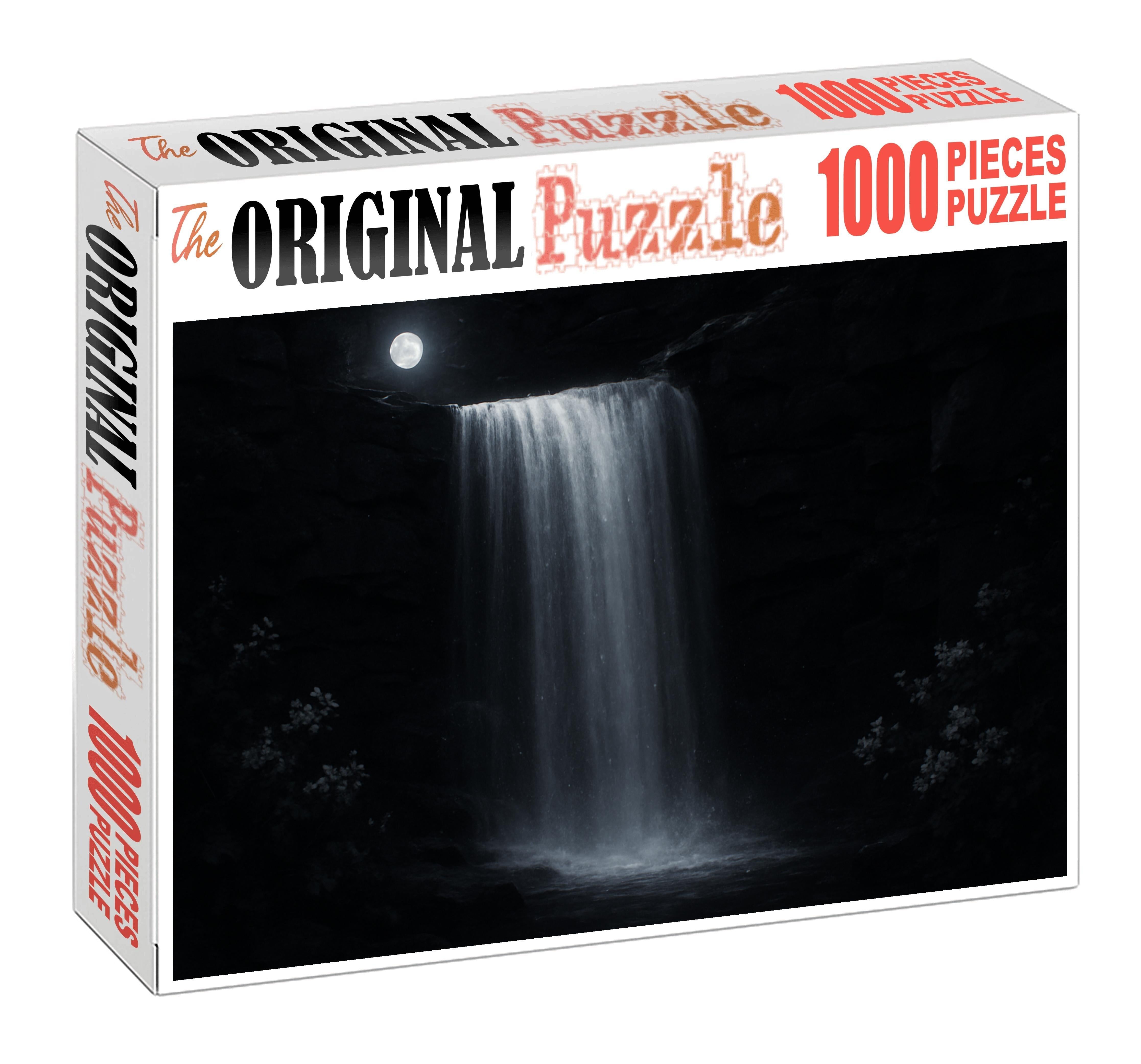 Midnight Driftfall Custom Jigsaw Puzzle