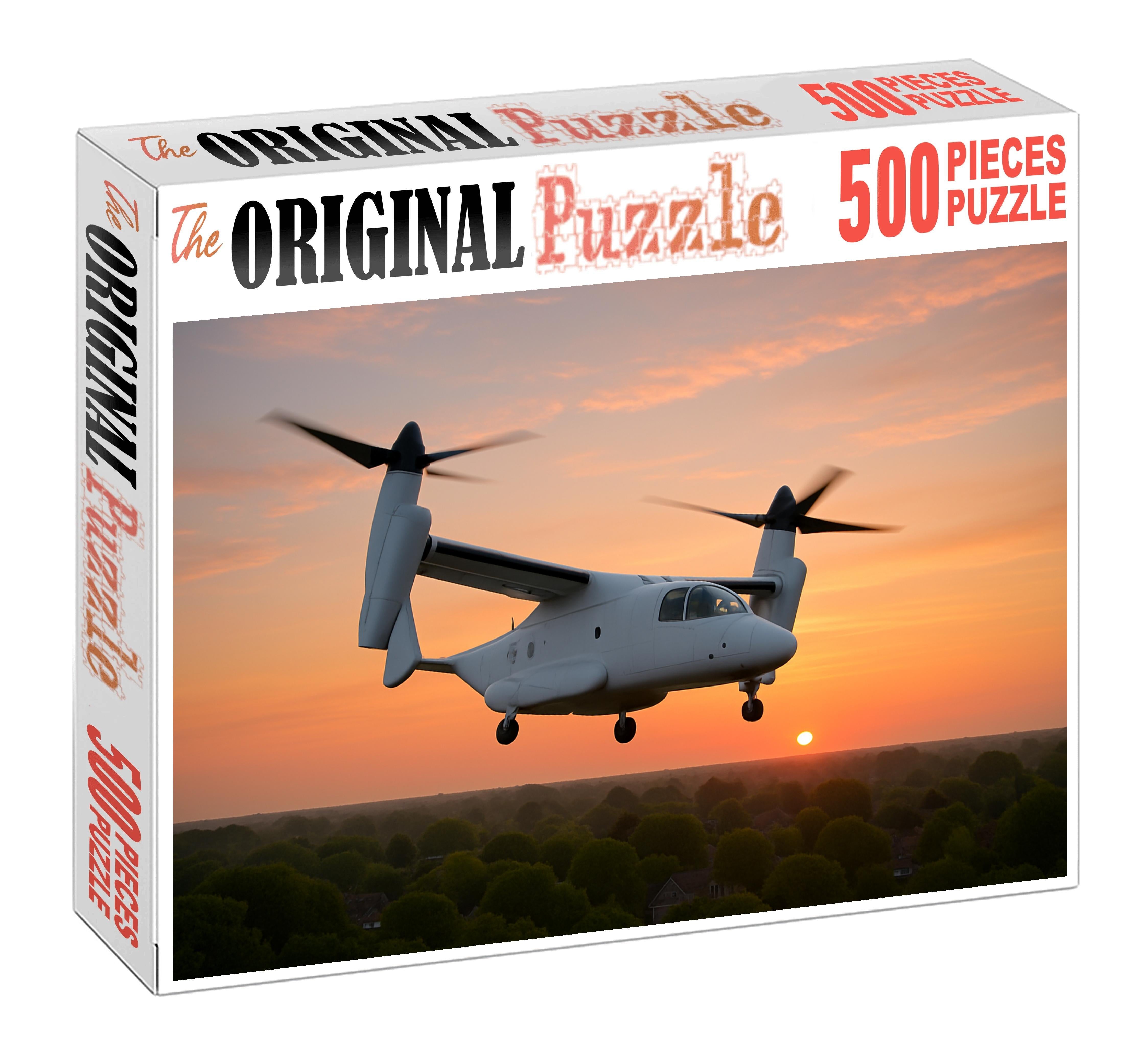 Electric Tilt-rotor Aircommuter Premium Puzzle Pieces