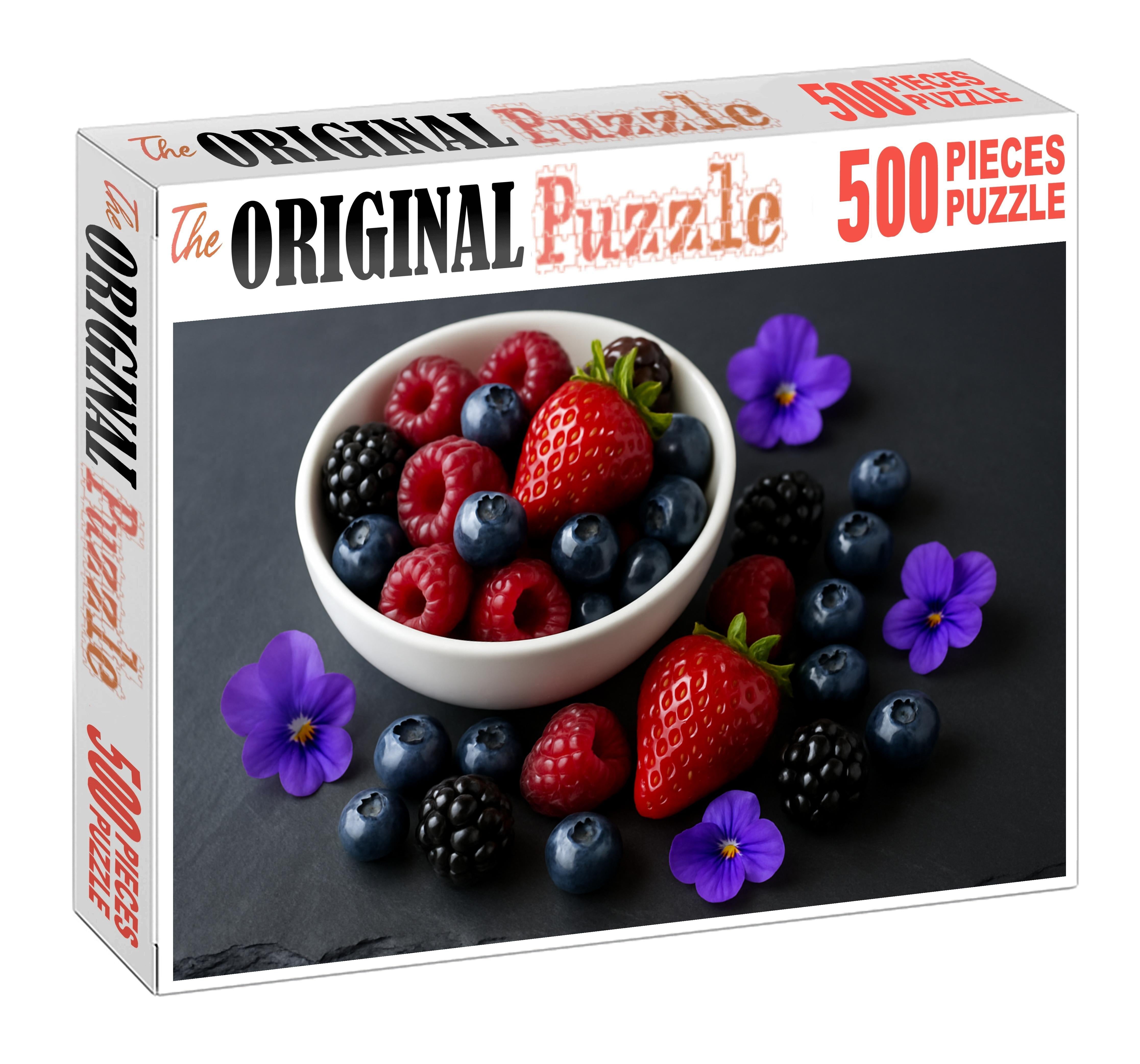 Jewel-toned Berry Cascade Puzzle Collection