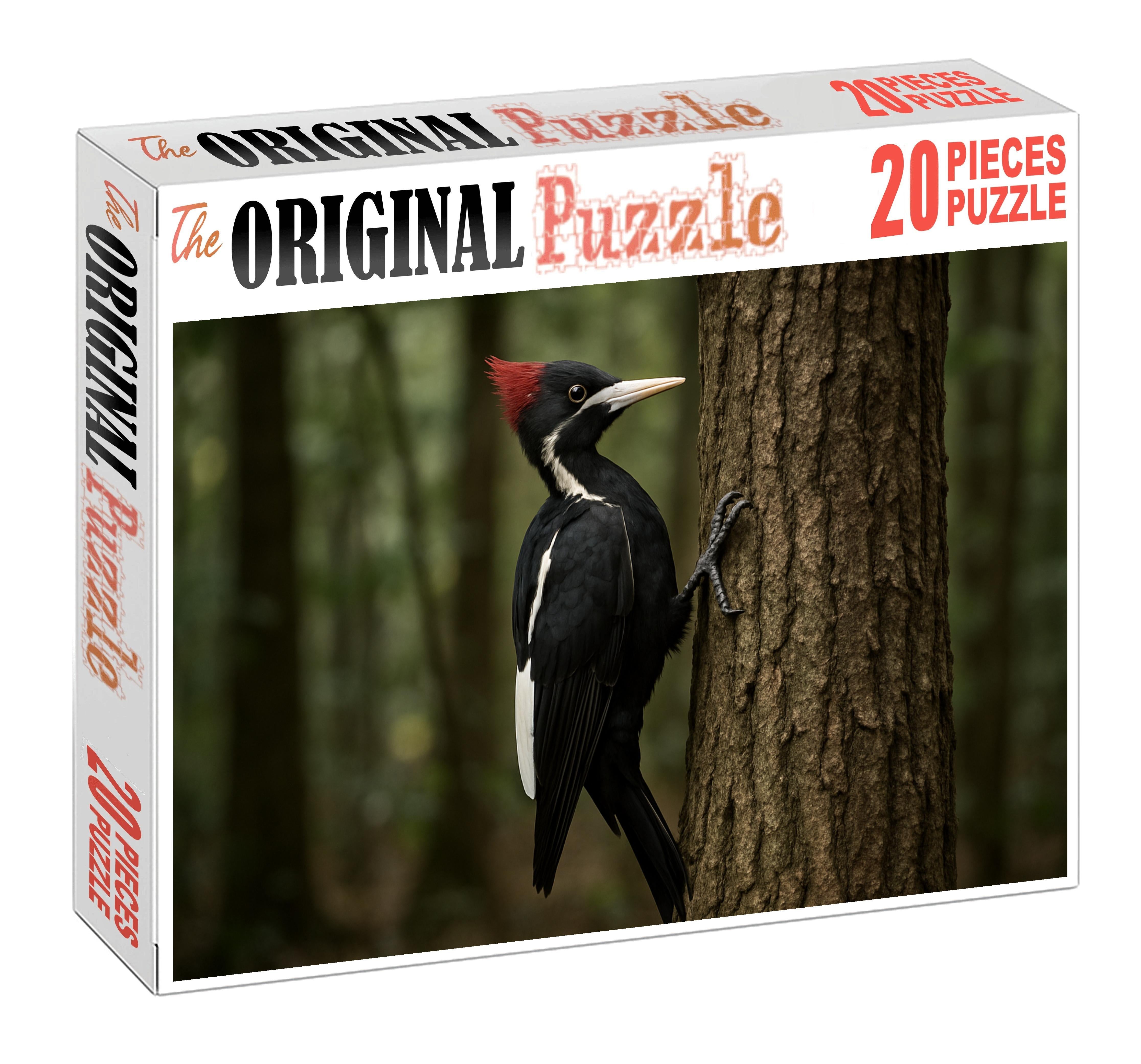 Ivory-billed Woodpecker The Elusive Giant Premium Puzzle Pieces