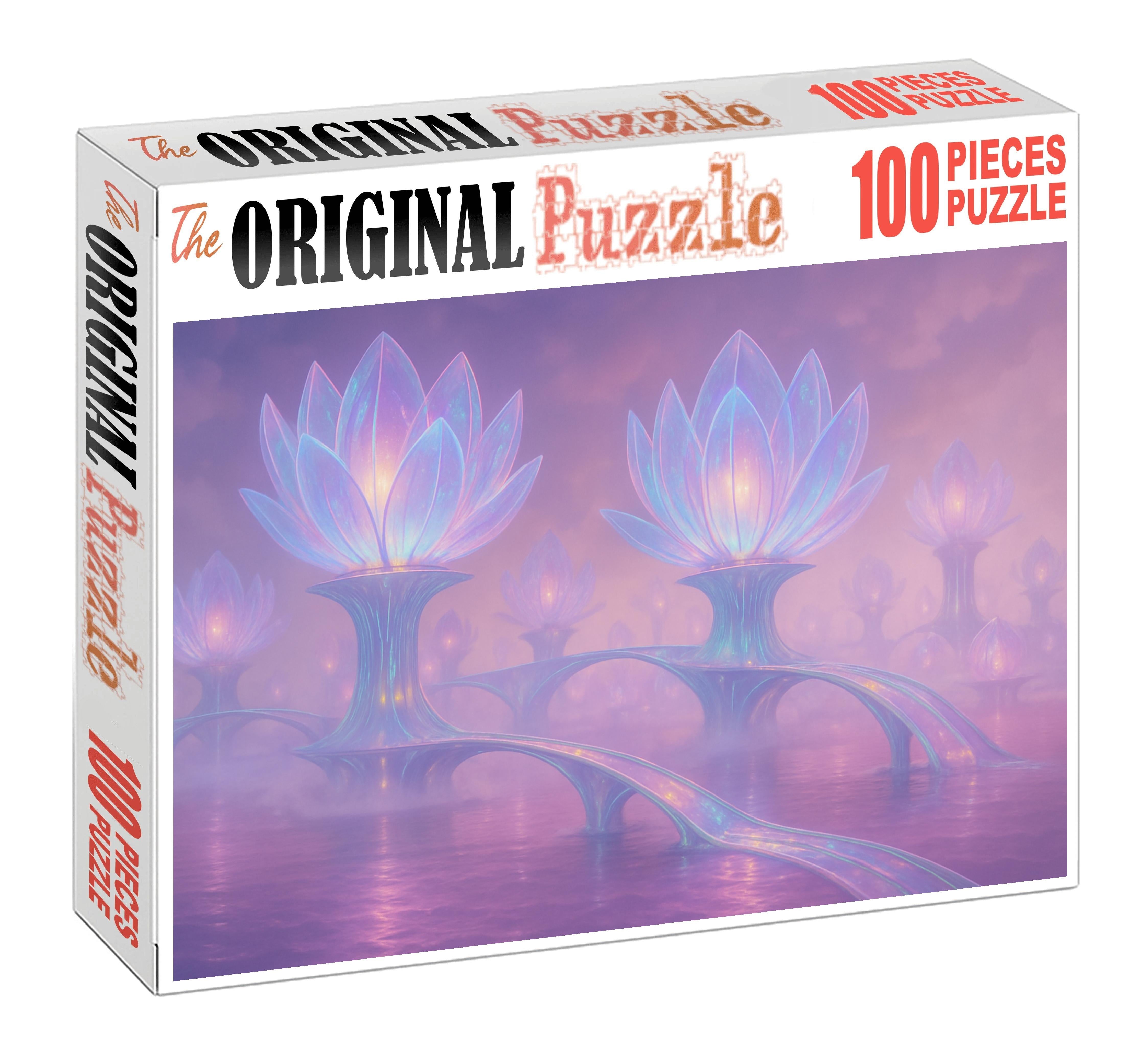 The Floating City Of Glass Blossoms 300 Piece Puzzle