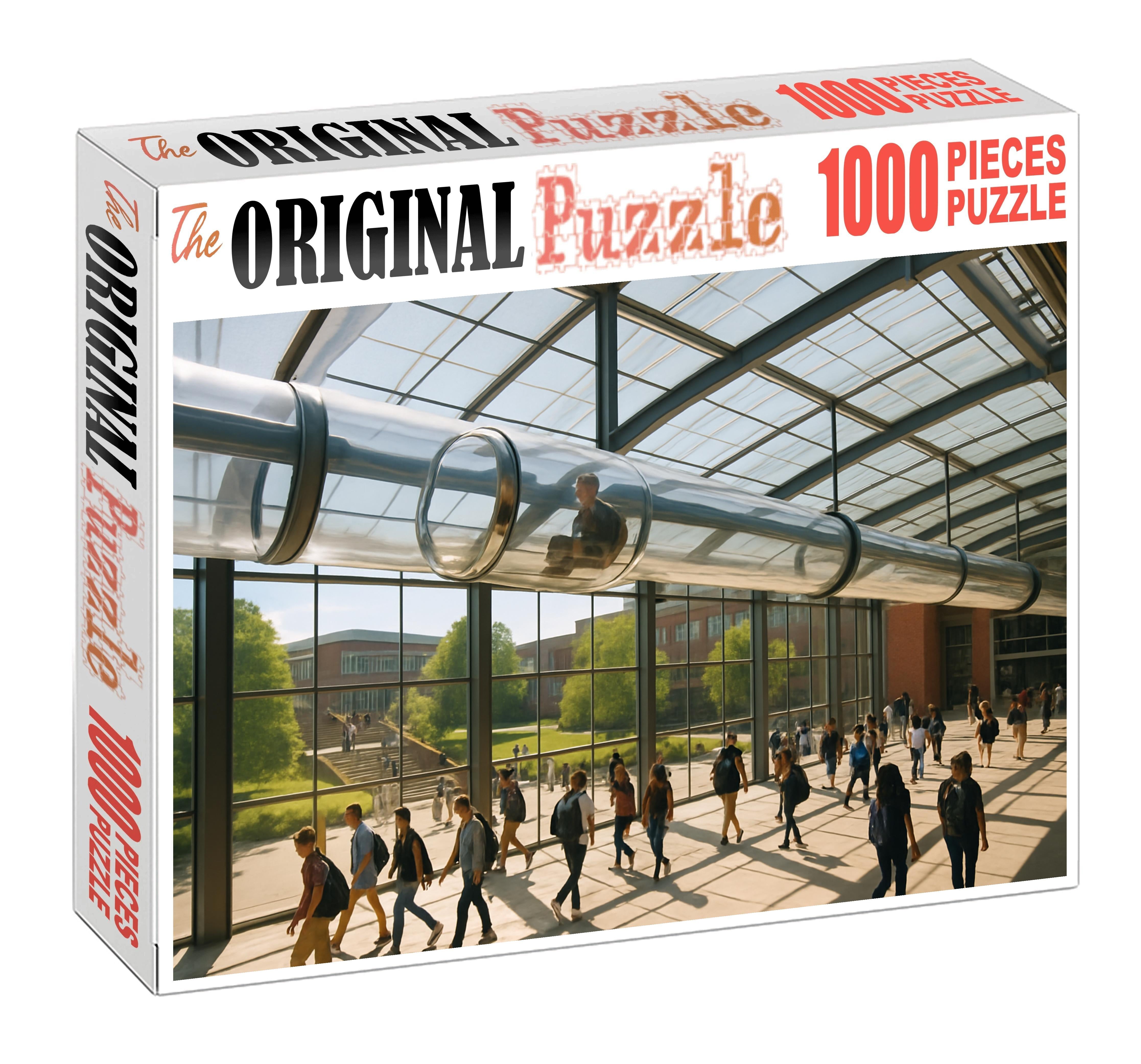 Pneumatic Personal Rapid Transit Pod Puzzle For Adults