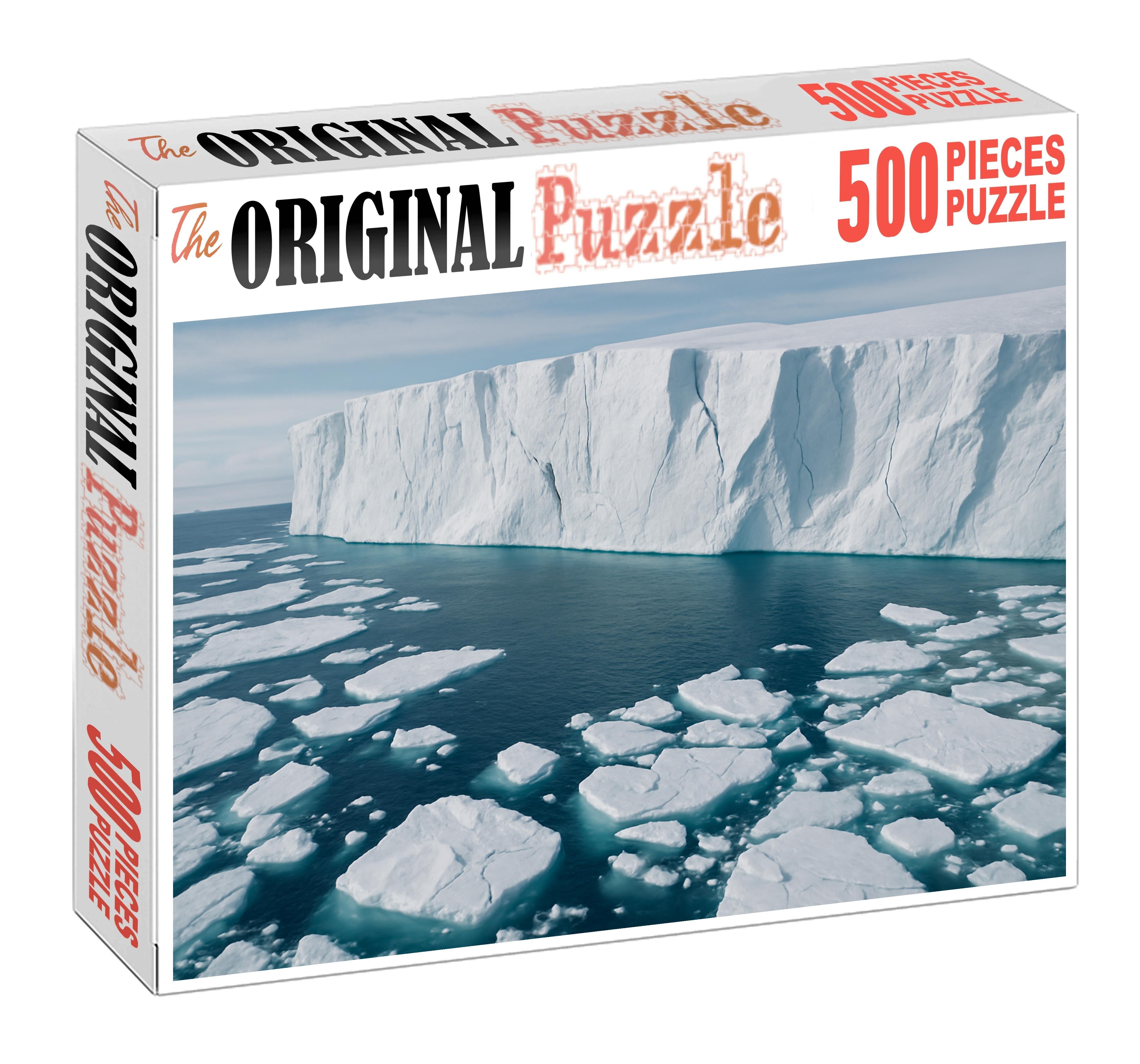 Glacial Ice Shelf Margin 1000 Piece Puzzle
