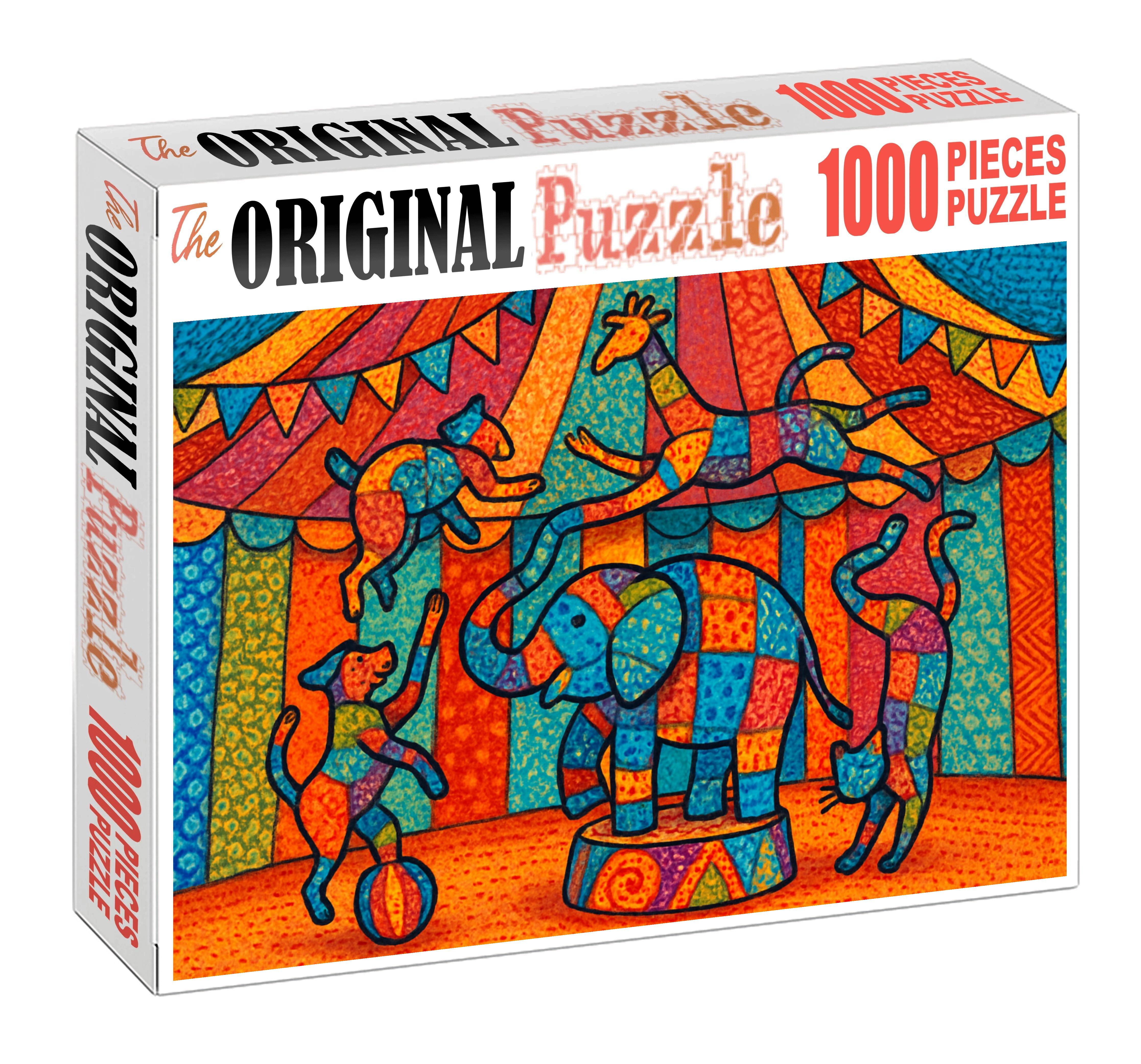 The Patchwork Animal Circus Premium Puzzle Pieces