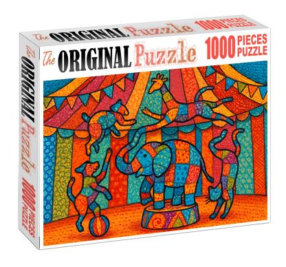 The Patchwork Animal Circus Premium Puzzle Pieces