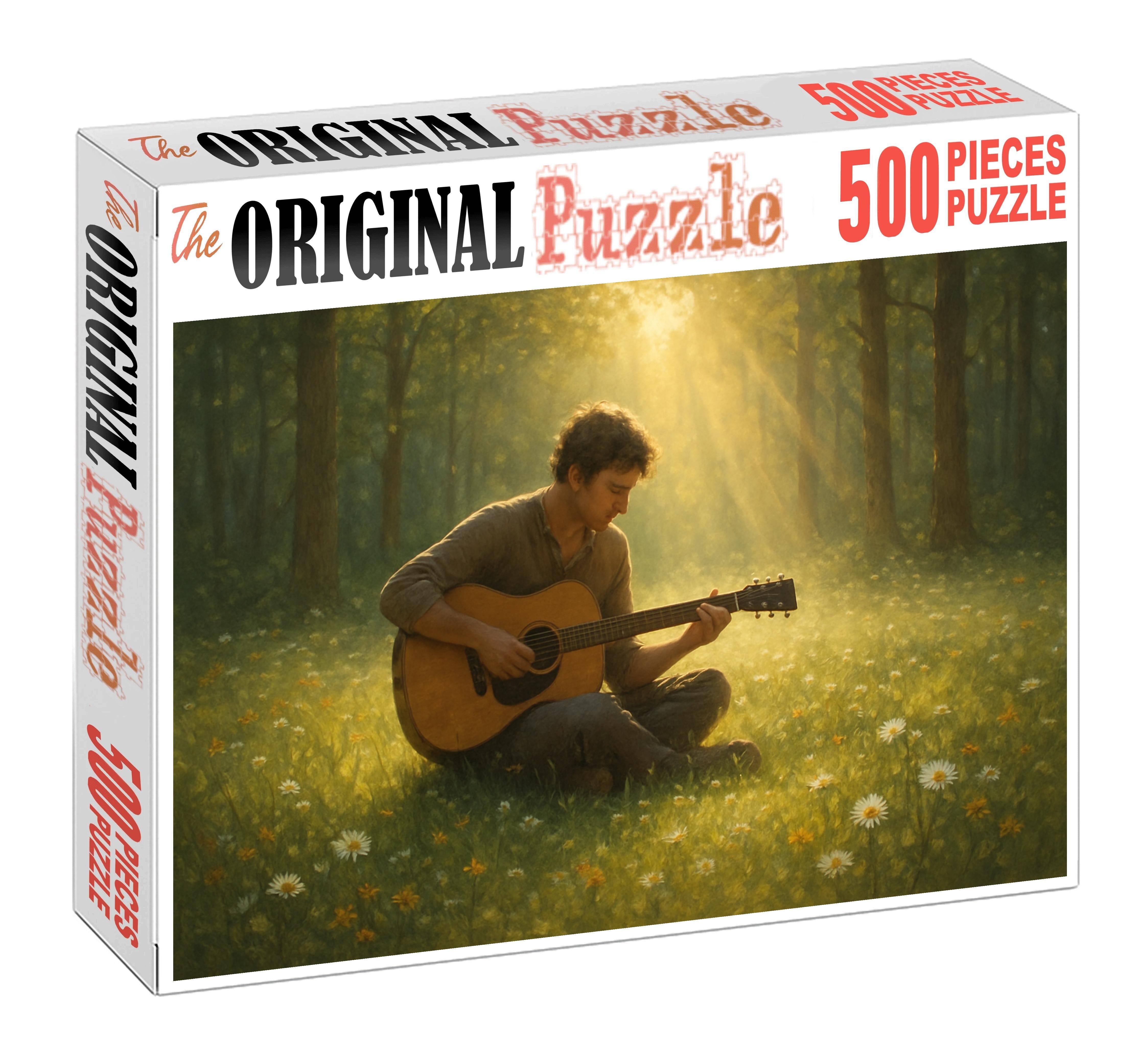 Indie Folk Revival Intimate Acoustic Storytelling And Earthy Aesthetics Custom Jigsaw Puzzle