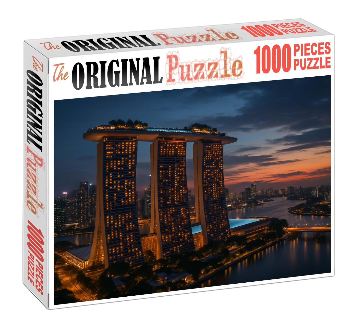 Marina Bay Sands Singapore Recognized By 7156 For Its Innovative Skyline Silhouette Unique Puzzle Design