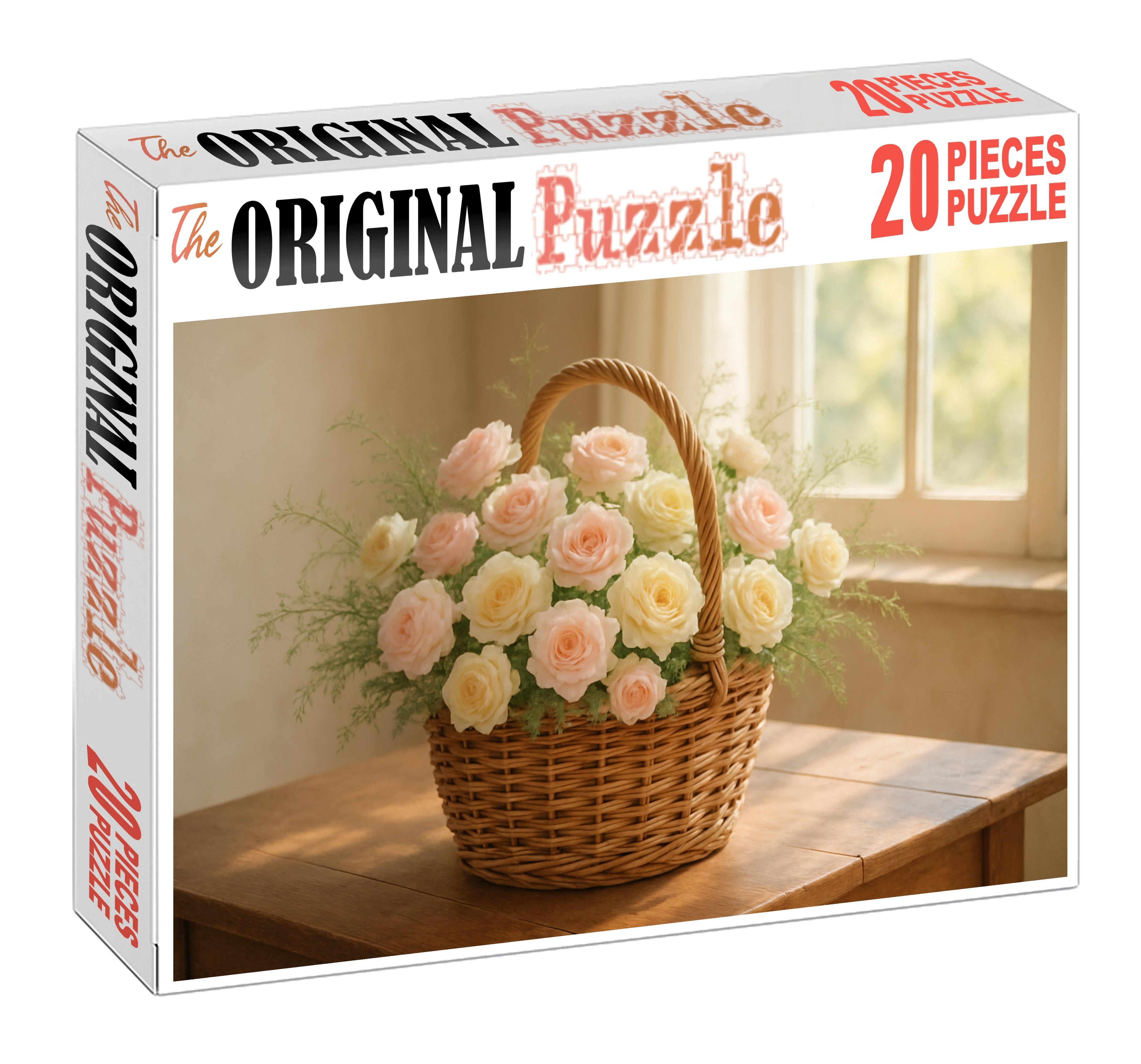 Spring Serenade Basket Soft Hues In A Handwoven Nest Family Puzzles