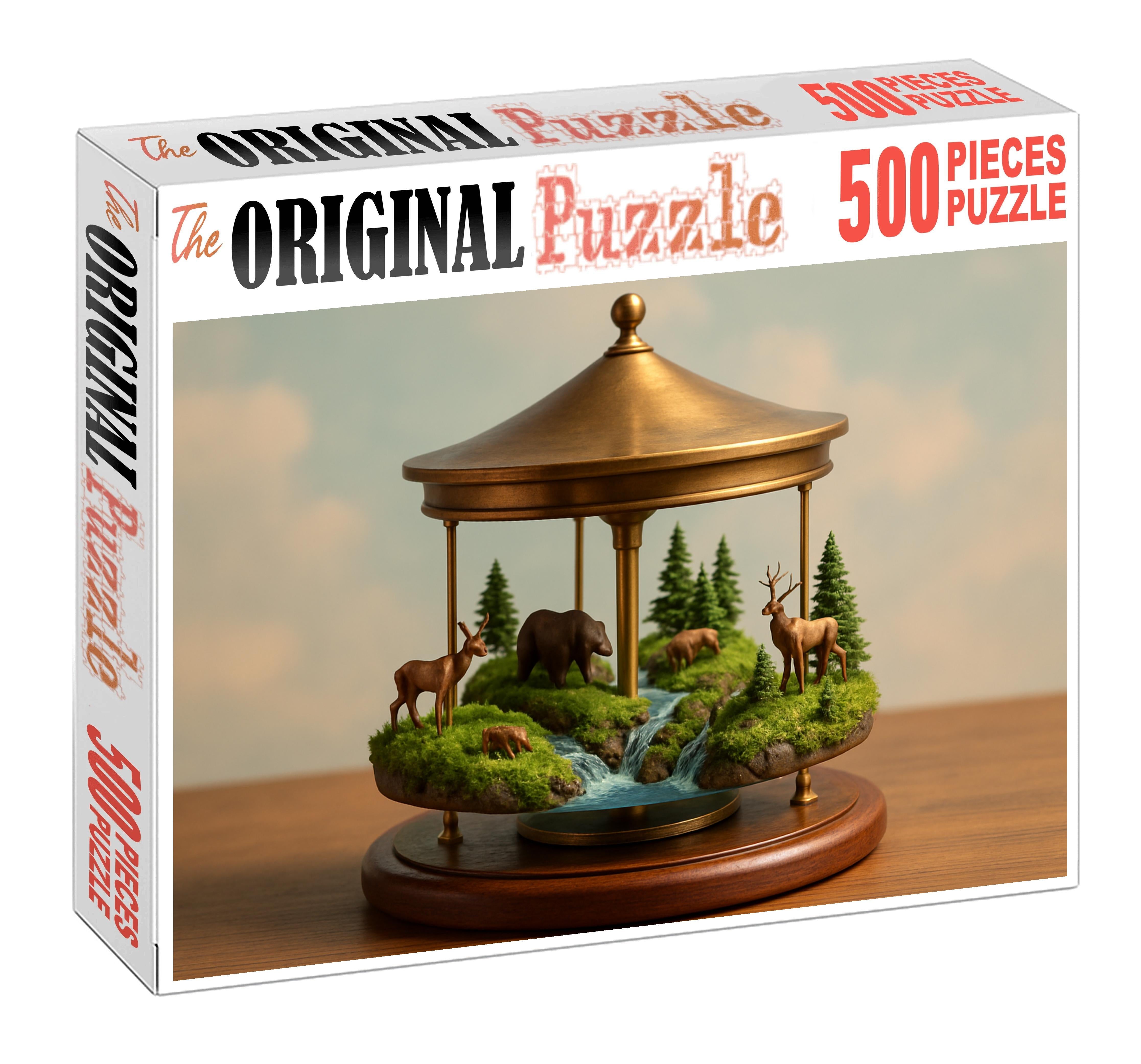 Clockwork Carousel Of Floating Forests 50 Piece Puzzle