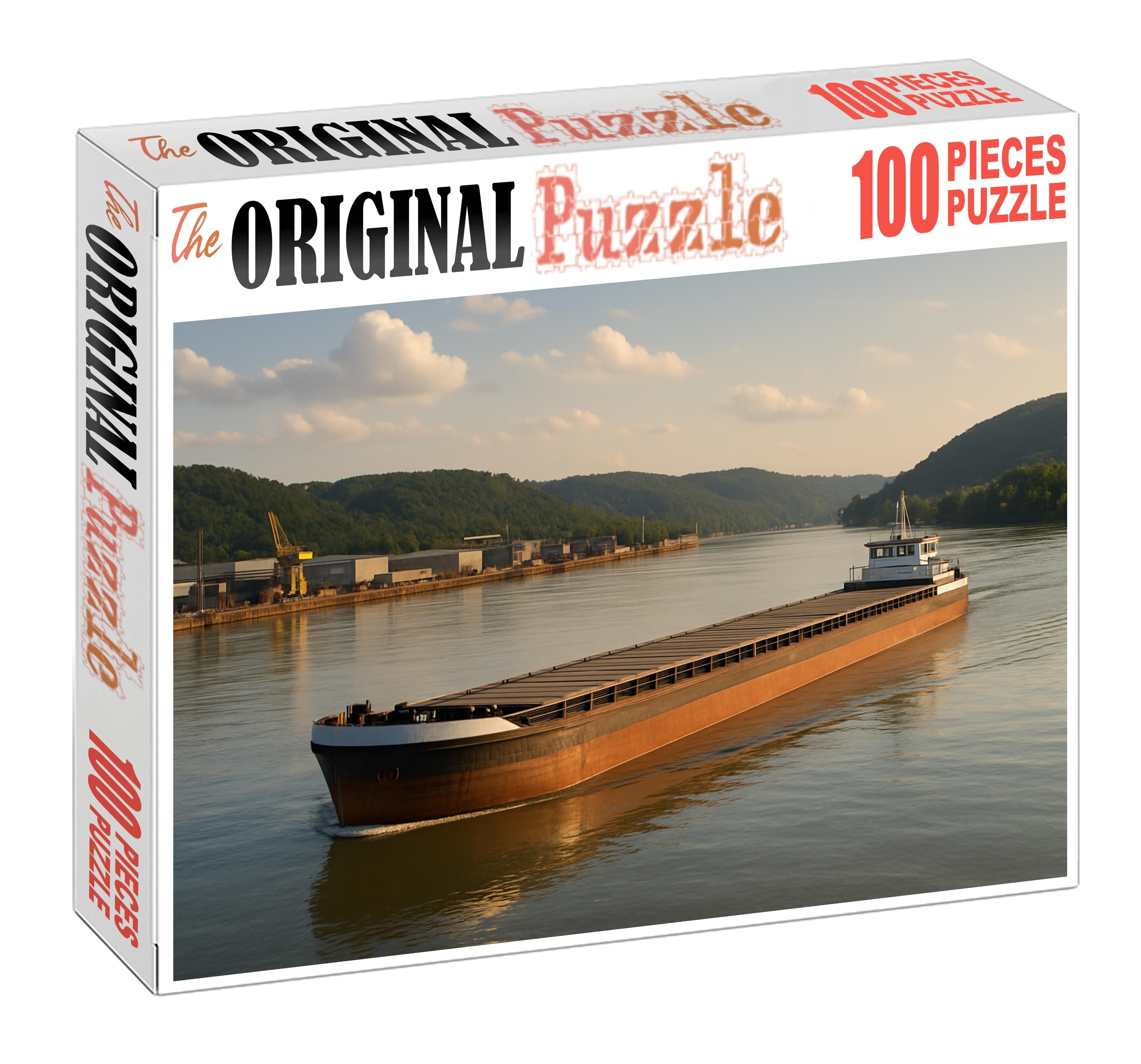 Hybrid Diesel-electric River Barge 500 Piece Puzzle