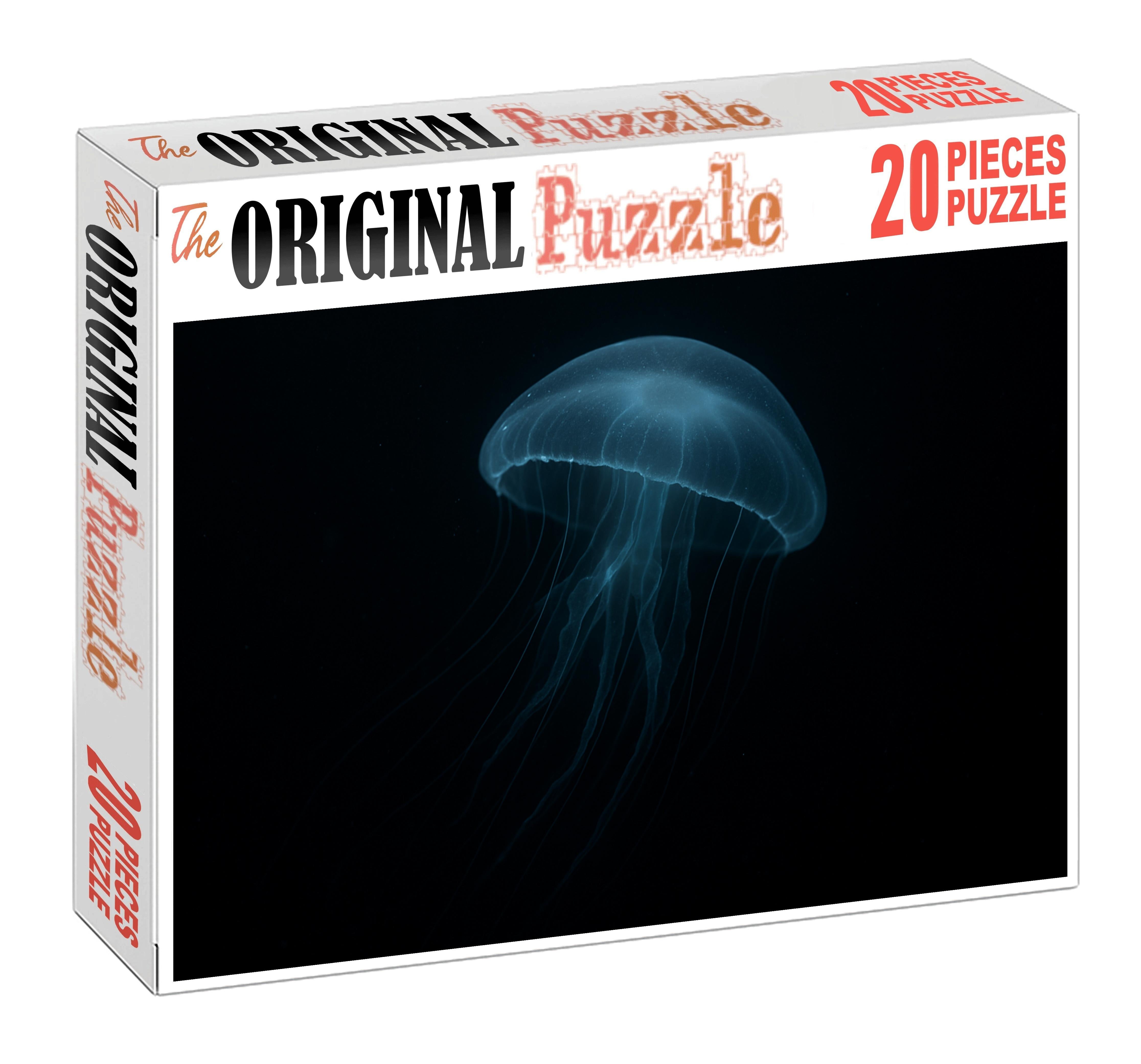 Phantom Jelly Transparent Deep-water Drifter With Pulsing Bioluminescence Puzzle Collection