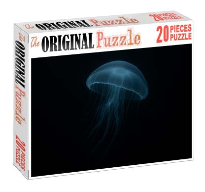 Phantom Jelly Transparent Deep-water Drifter With Pulsing Bioluminescence Puzzle Collection