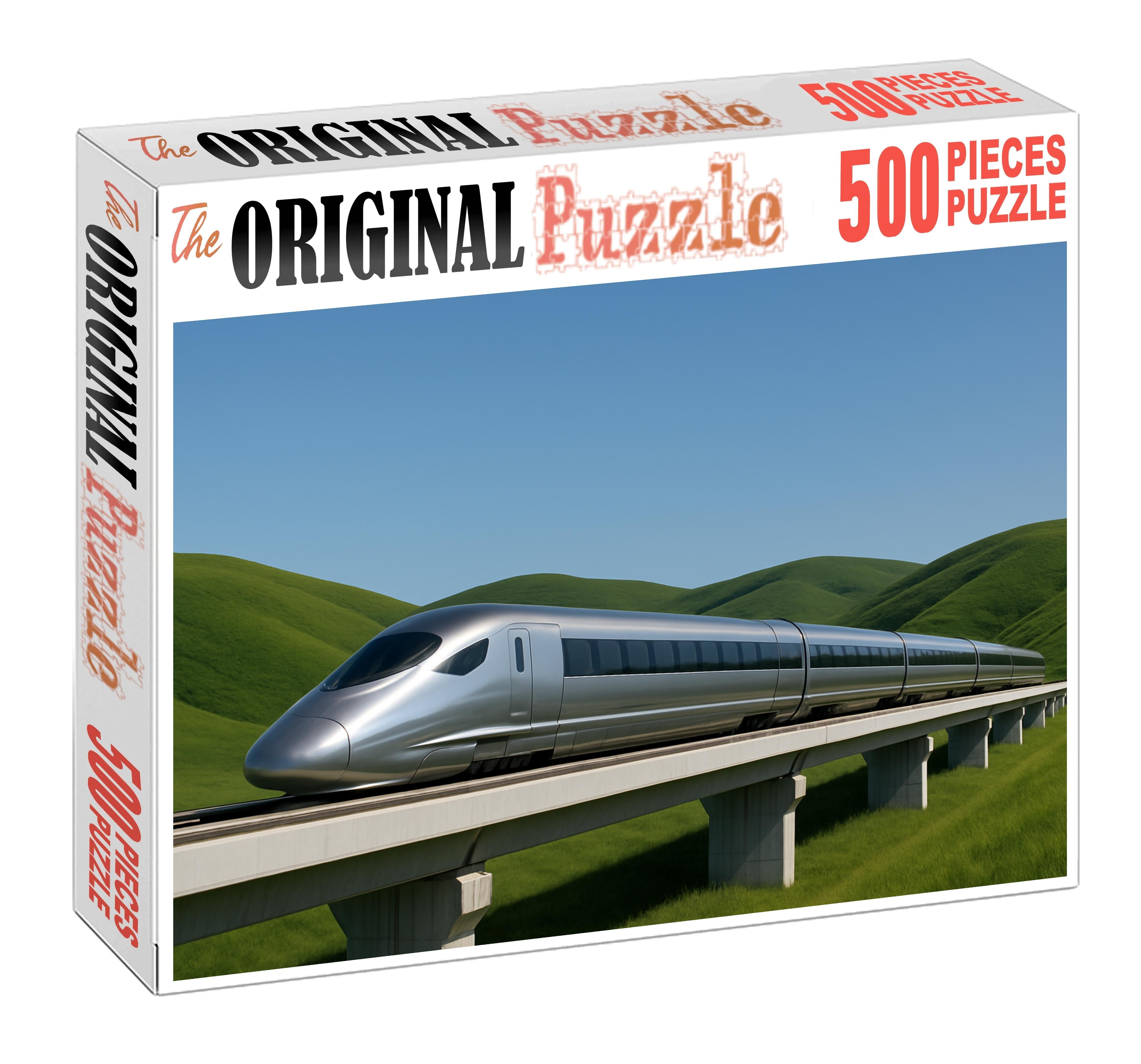 Hydrogen-fueled High-speed Maglev Puzzle For Kids