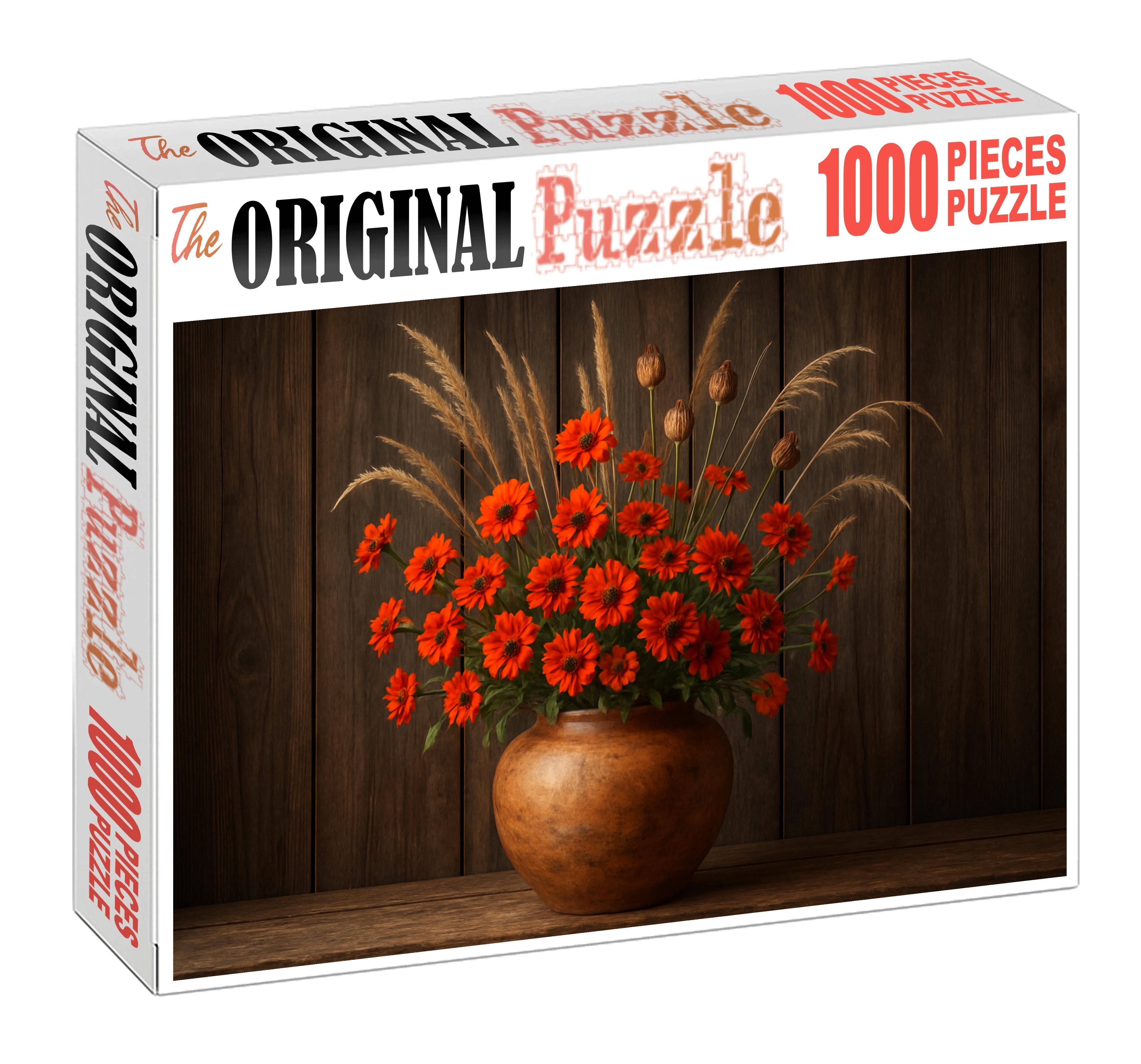 Rustic Autumn Container Garden Puzzle Collection