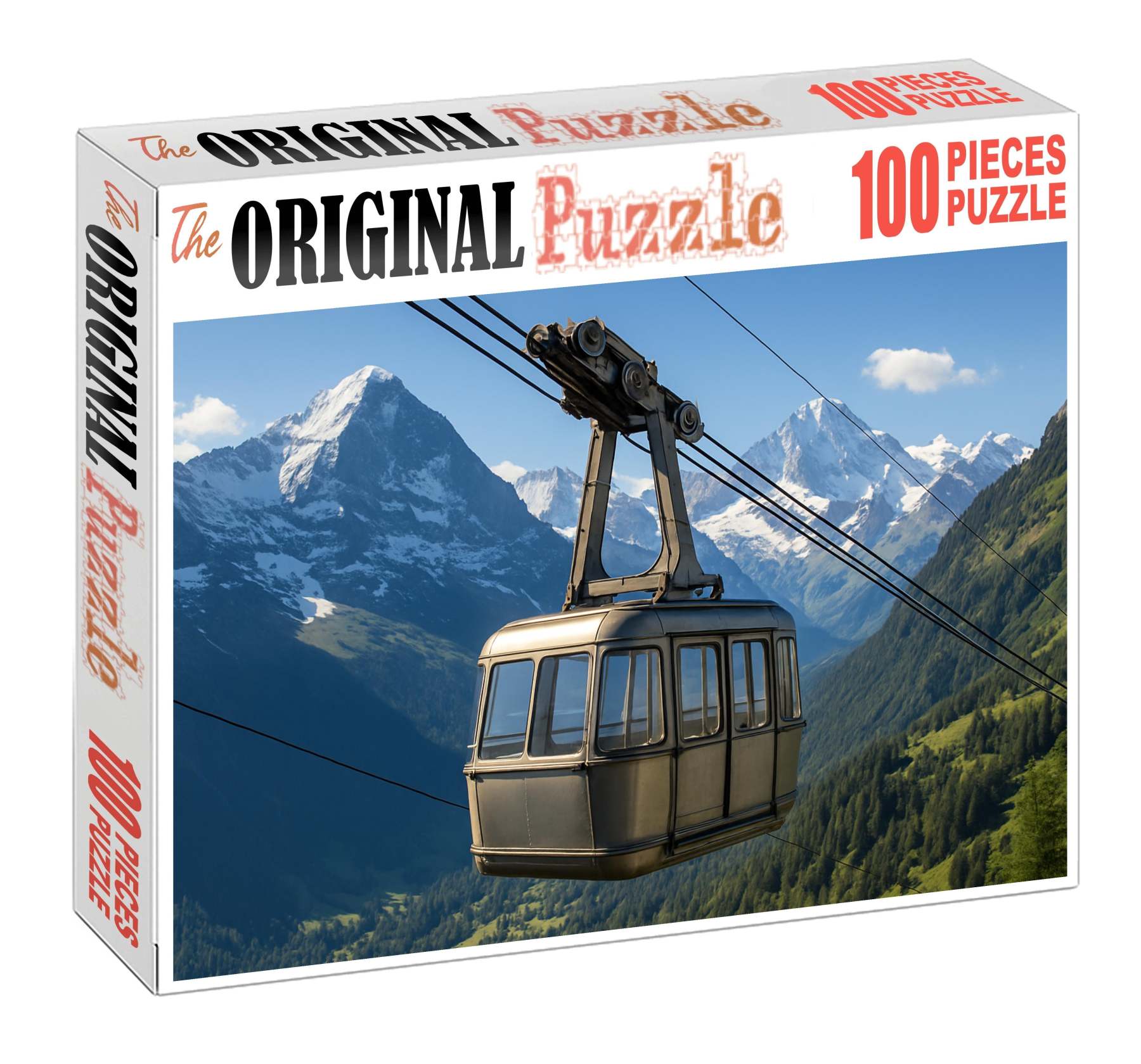 Hybrid Diesel-electric Mountain Cable Car 1000 Piece Puzzle