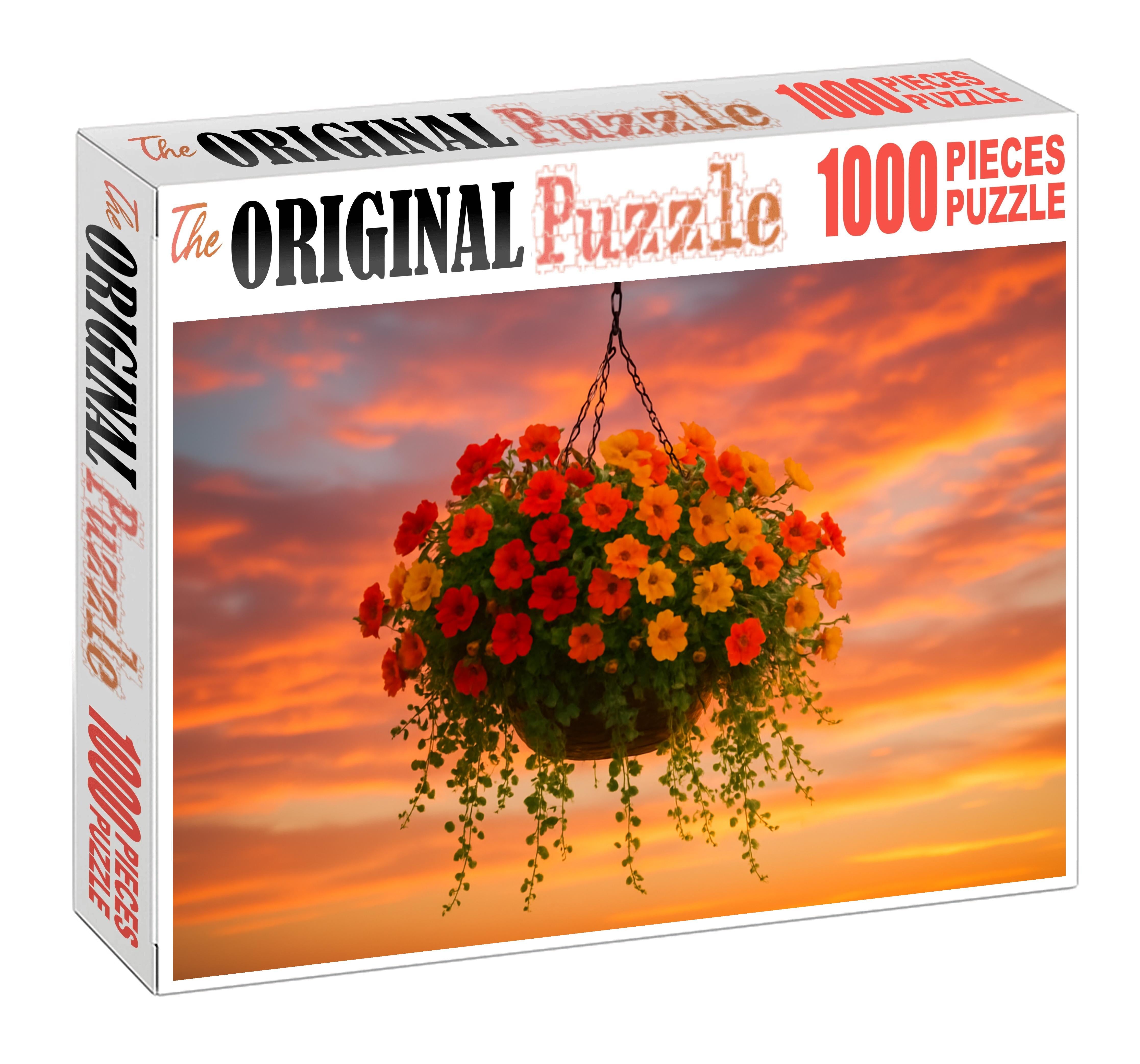 Sunset Glow Hanging Basket Challenging Puzzles