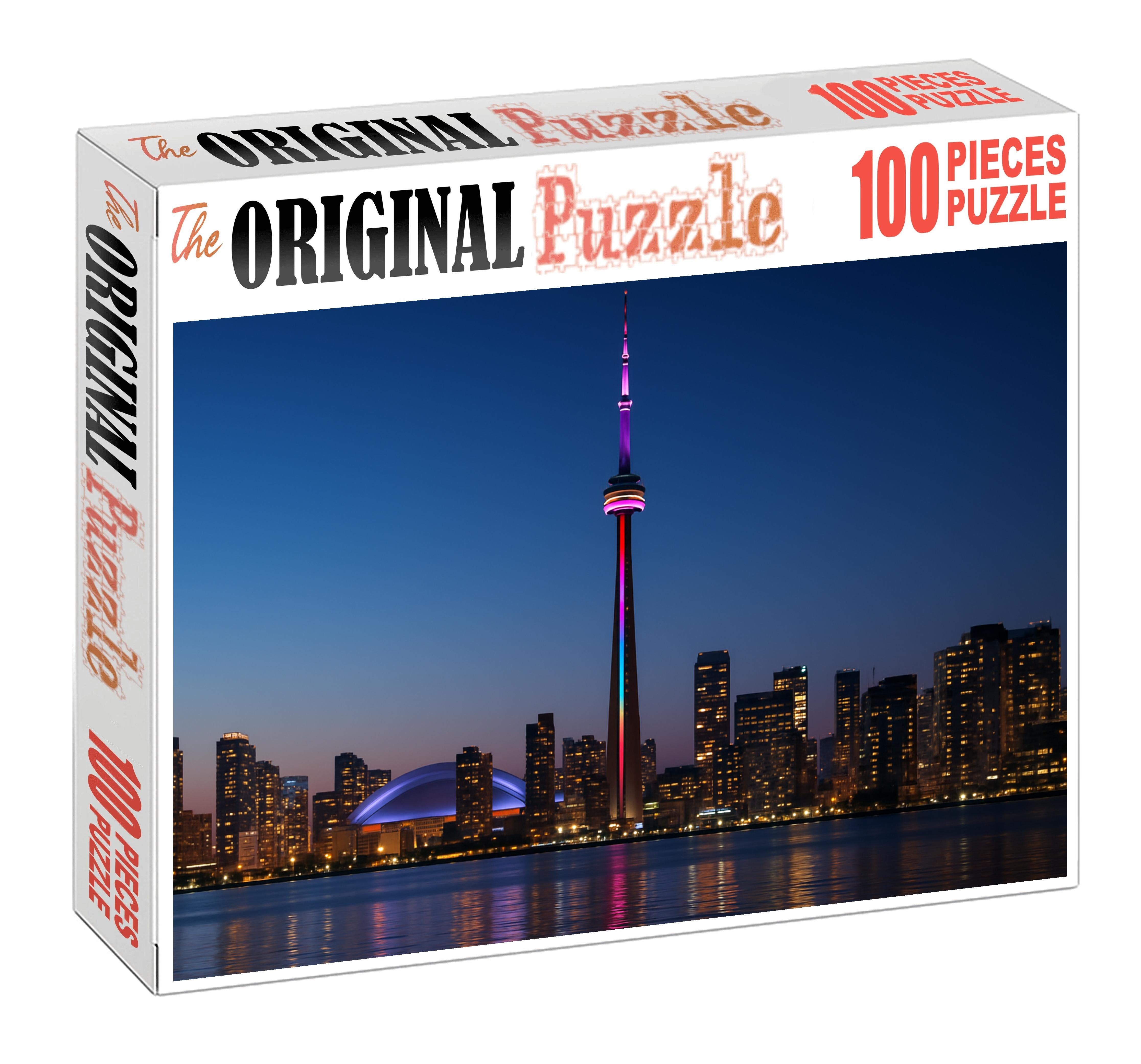 Cn Tower Toronto Canada  Recognized By 7365 Globally As An Engineering Marvel Puzzle Challenge