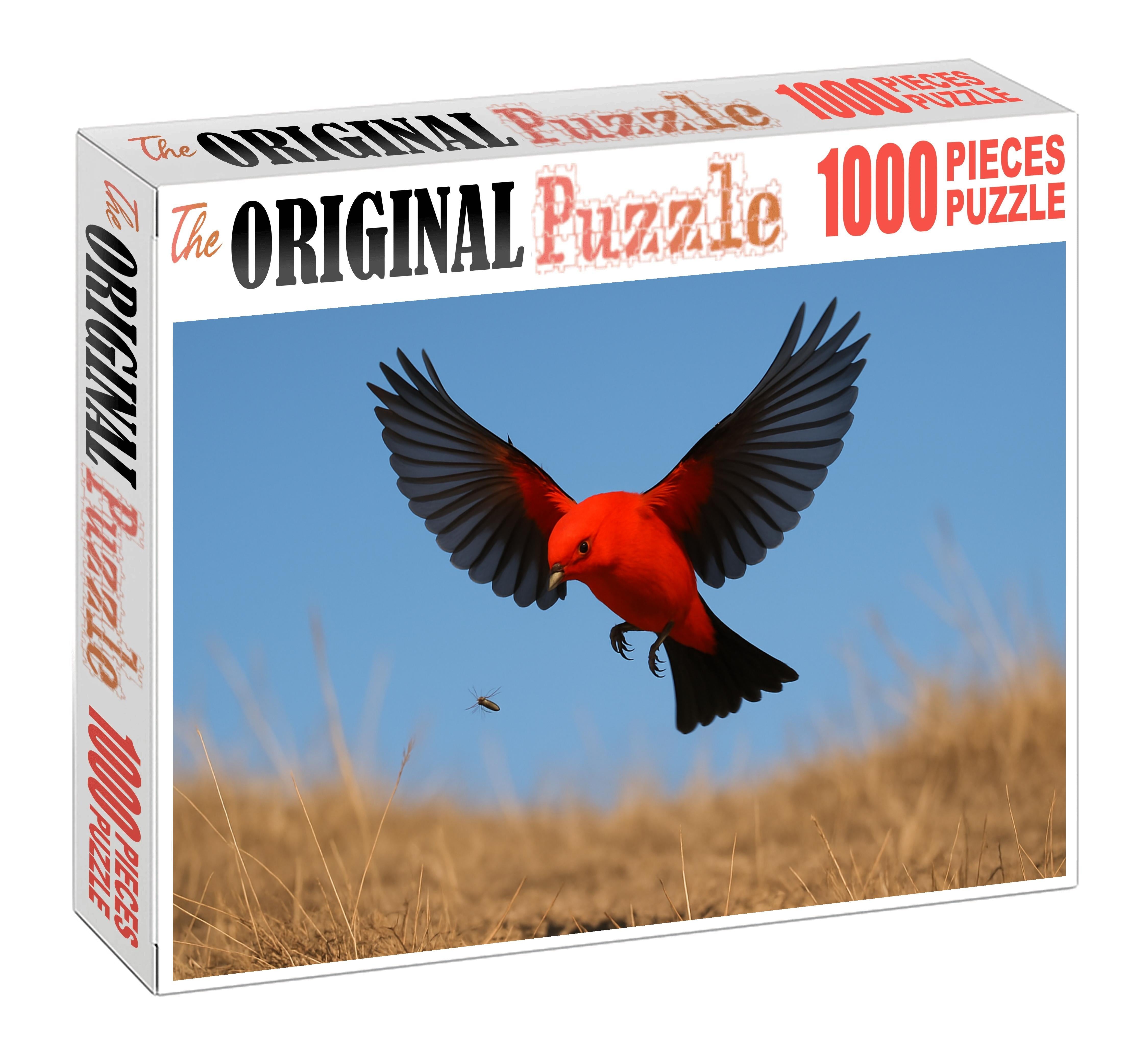 Vermilion Flycatcher Scarlet Flash Of Open Plains Family Puzzles