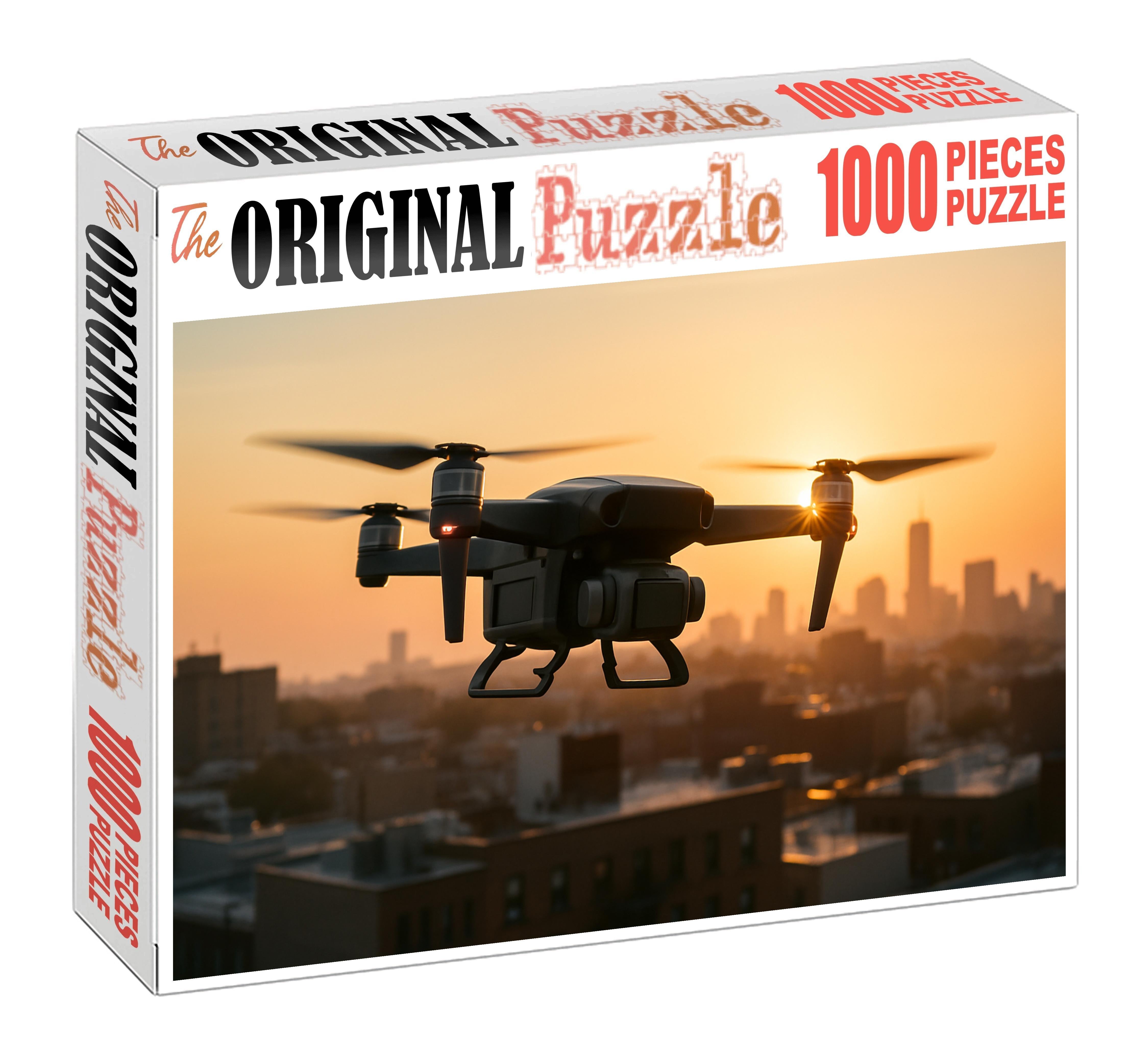 Electric Vertical Takeoff Delivery Drone Puzzle For Kids