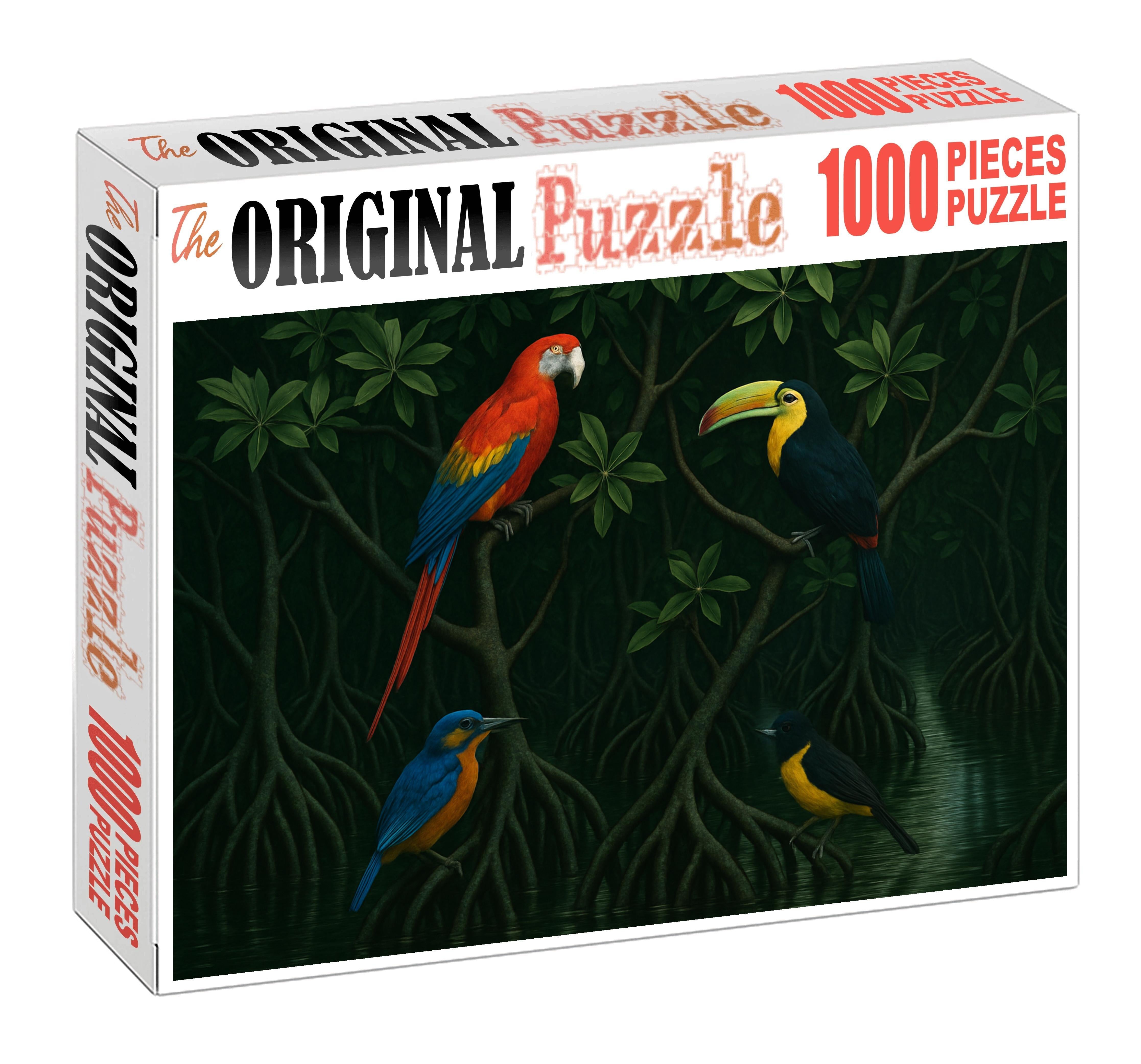 Emerald Mangrove Sanctuary Custom Jigsaw Puzzle