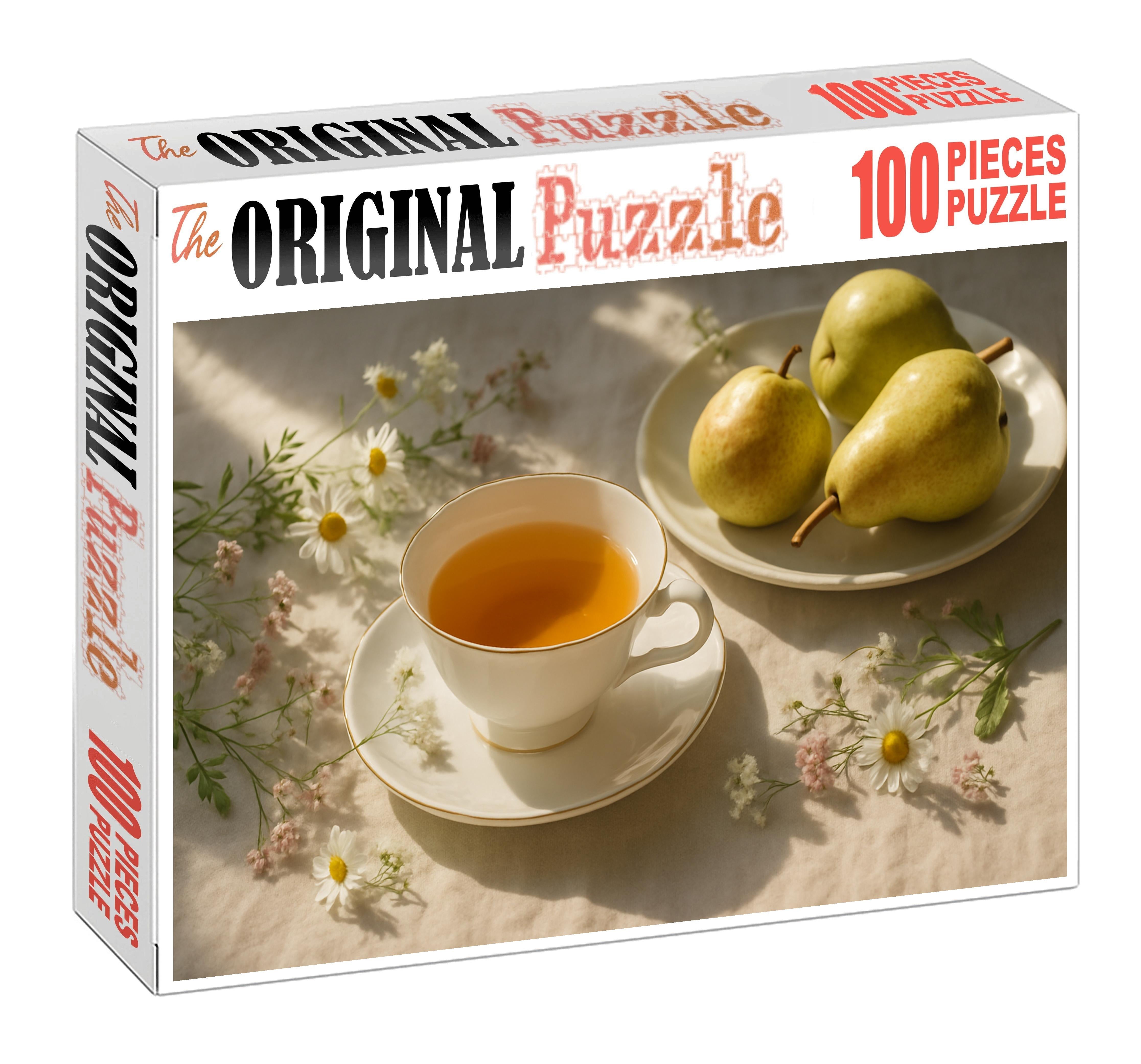 Sunlit Meadow White Tea Puzzle Fun