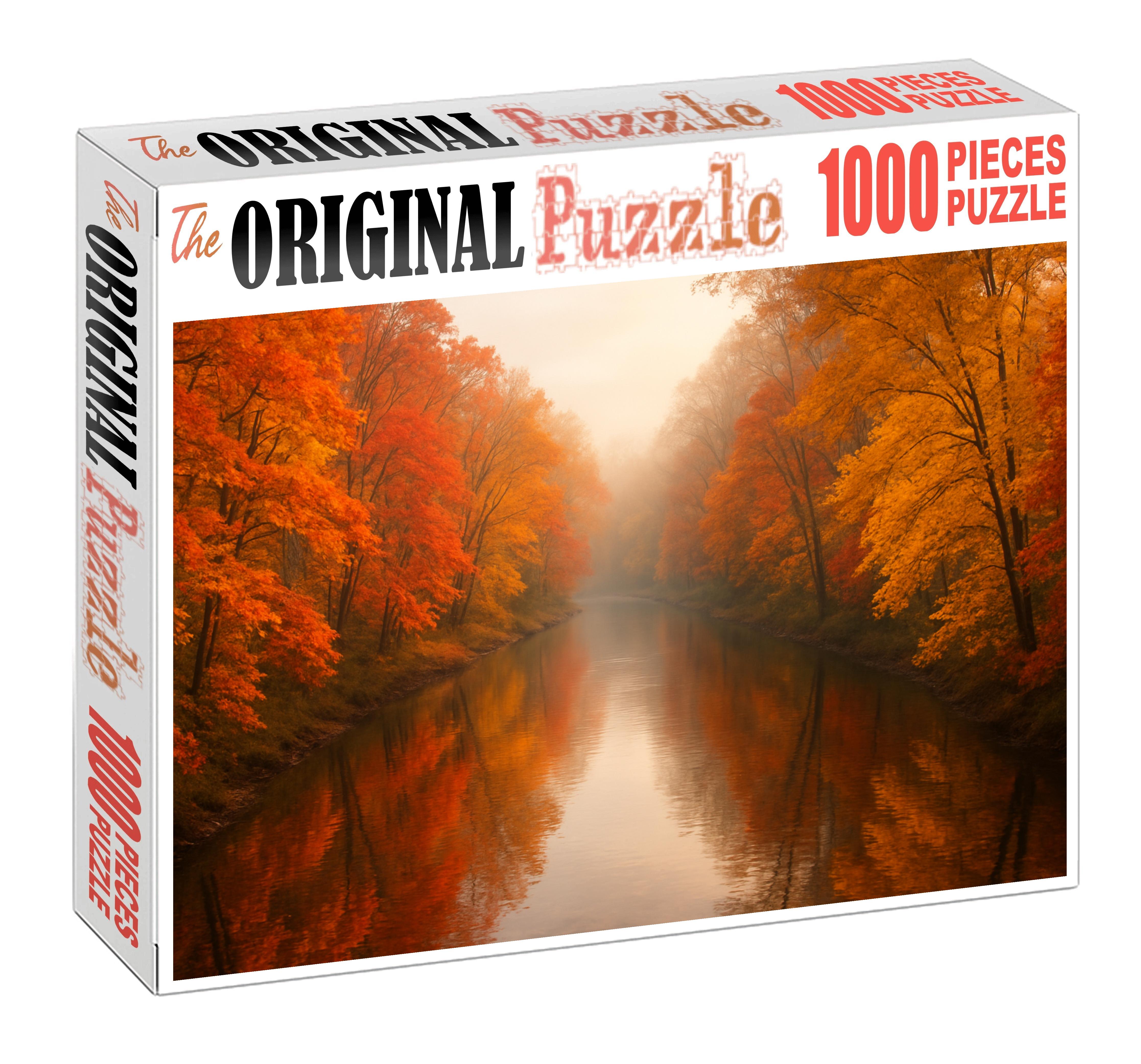 Autumn Riverside Passage Easy Puzzles
