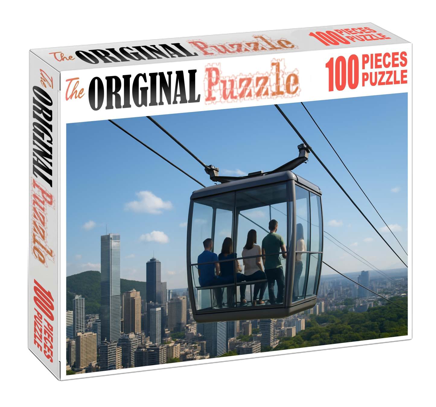 Autonomous Elevated Cable Car Puzzle For Adults