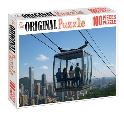 Autonomous Elevated Cable Car Puzzle For Adults