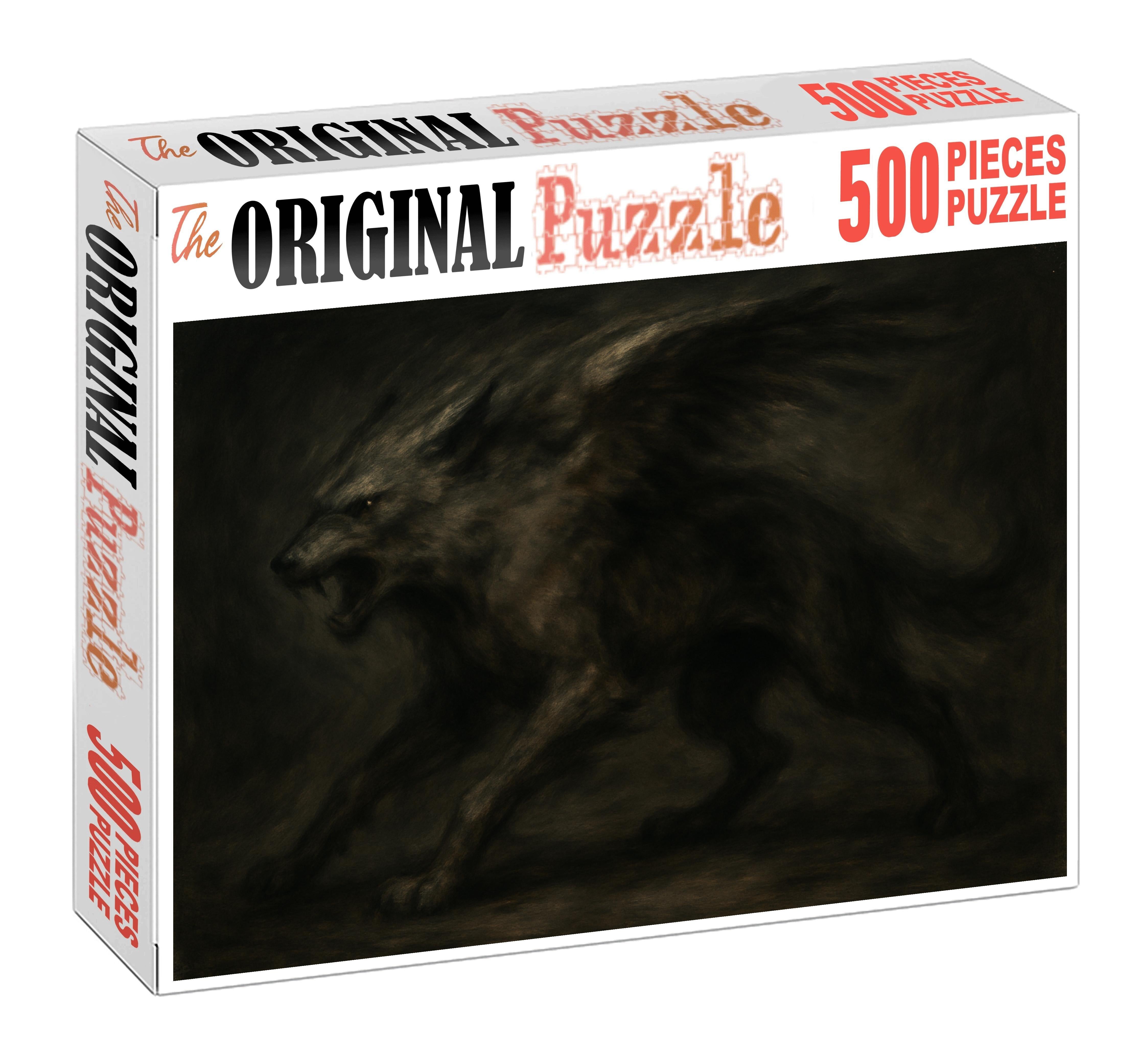 Surreal Animal Fusion Charcoal Sketch Combining Multiple Creatures In Dynamic Form 1000 Piece Puzzle