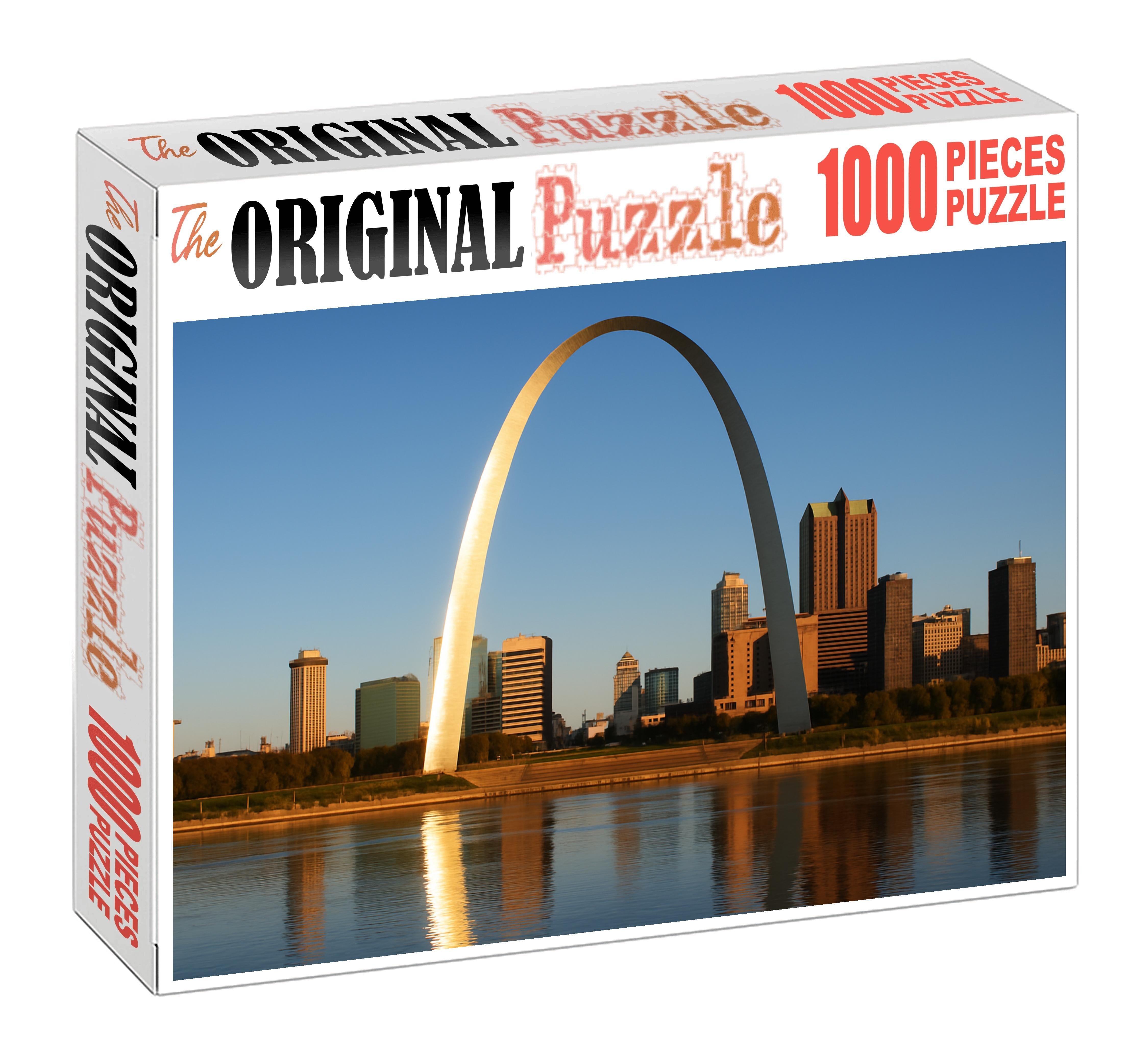 The Gateway Arch St Louis Usa Recognized By 6412 Worldwide As A Monument To Westward Expansion Unique Puzzle Design