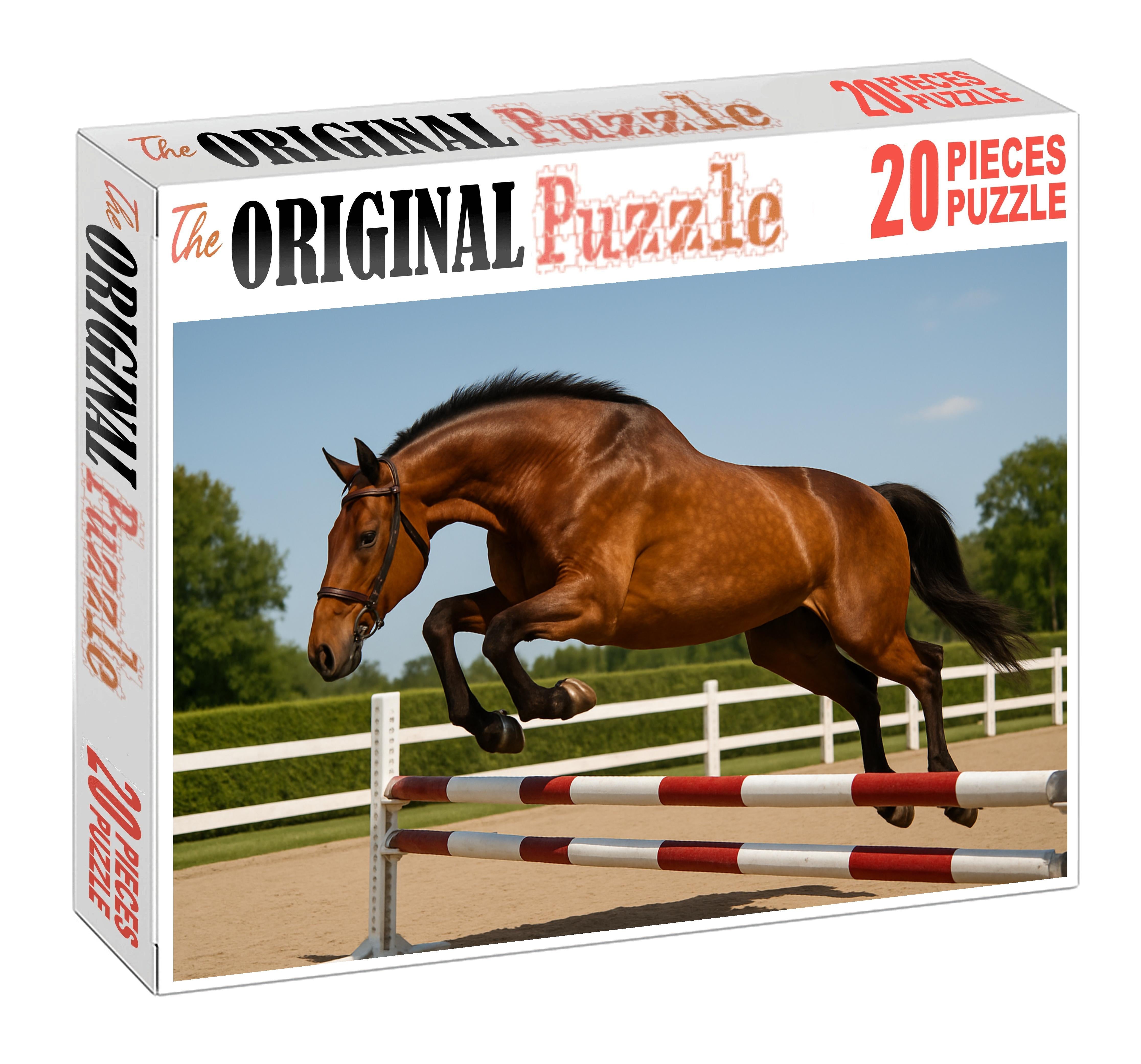 Golden Horizon Hunter Warm Bay With Smooth Jumping Style 500 Piece Puzzle
