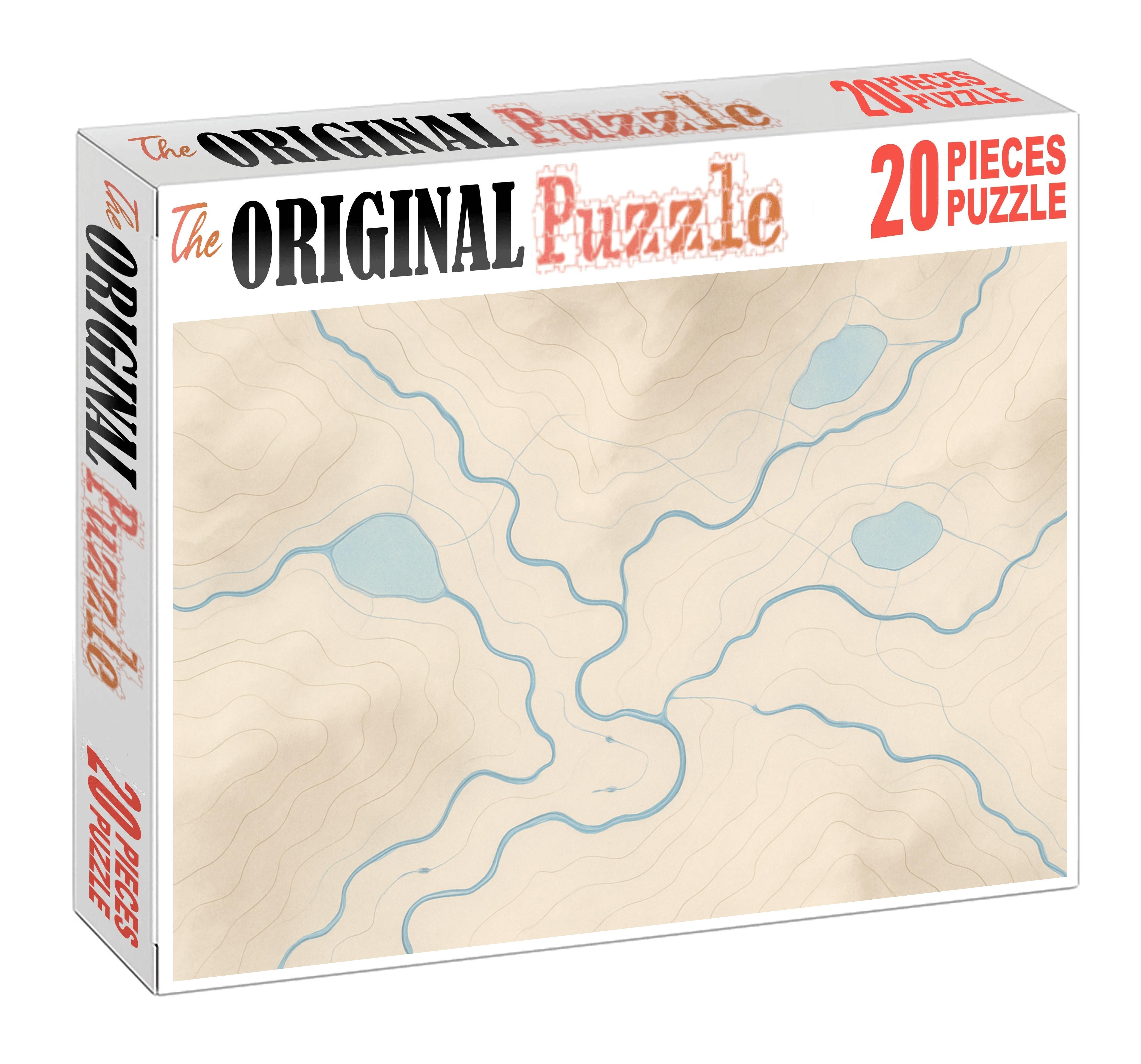 Hydrological Network Overlay 20 Piece Puzzle
