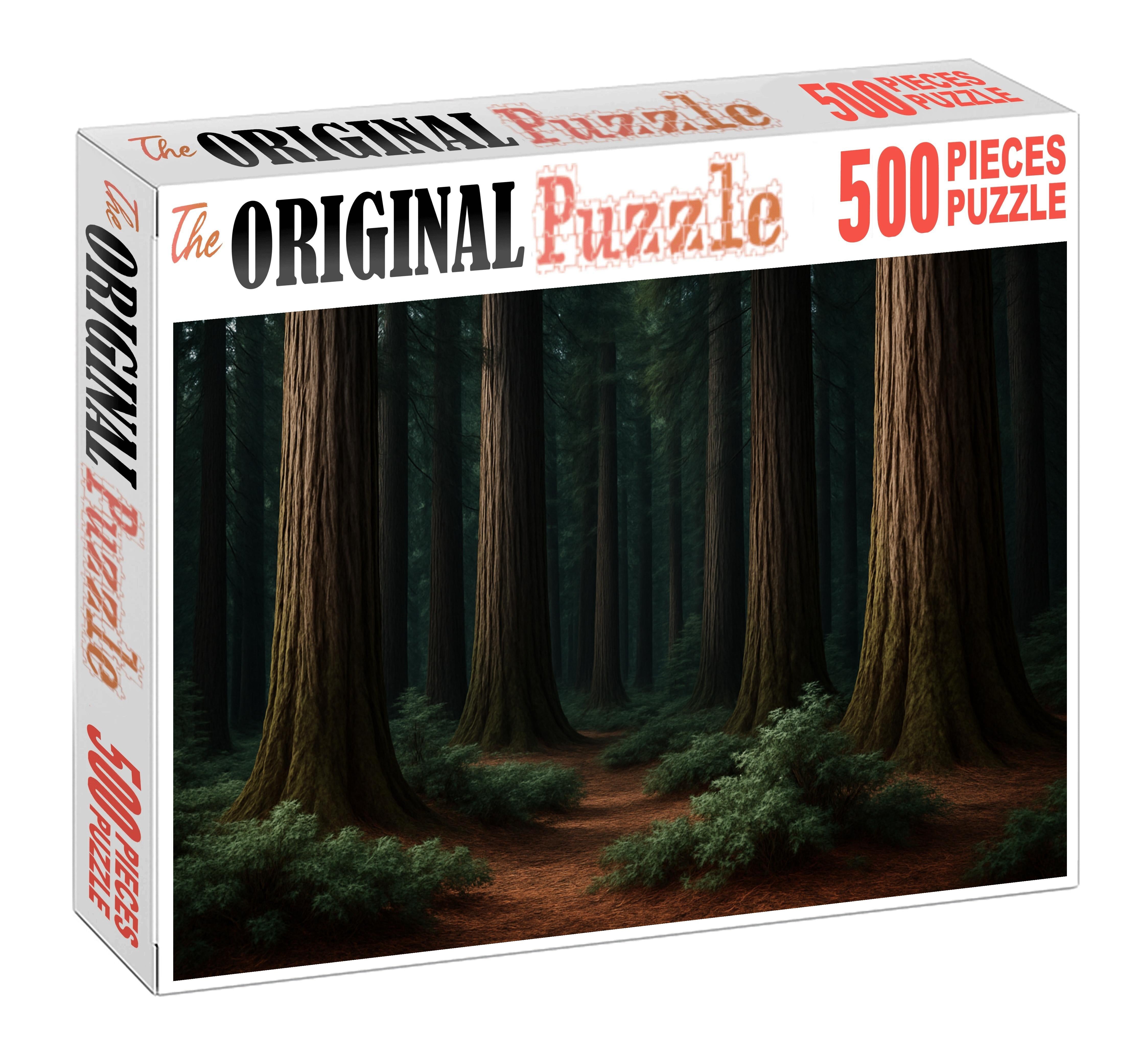 Shadowed Cedar Refuge 300 Piece Puzzle
