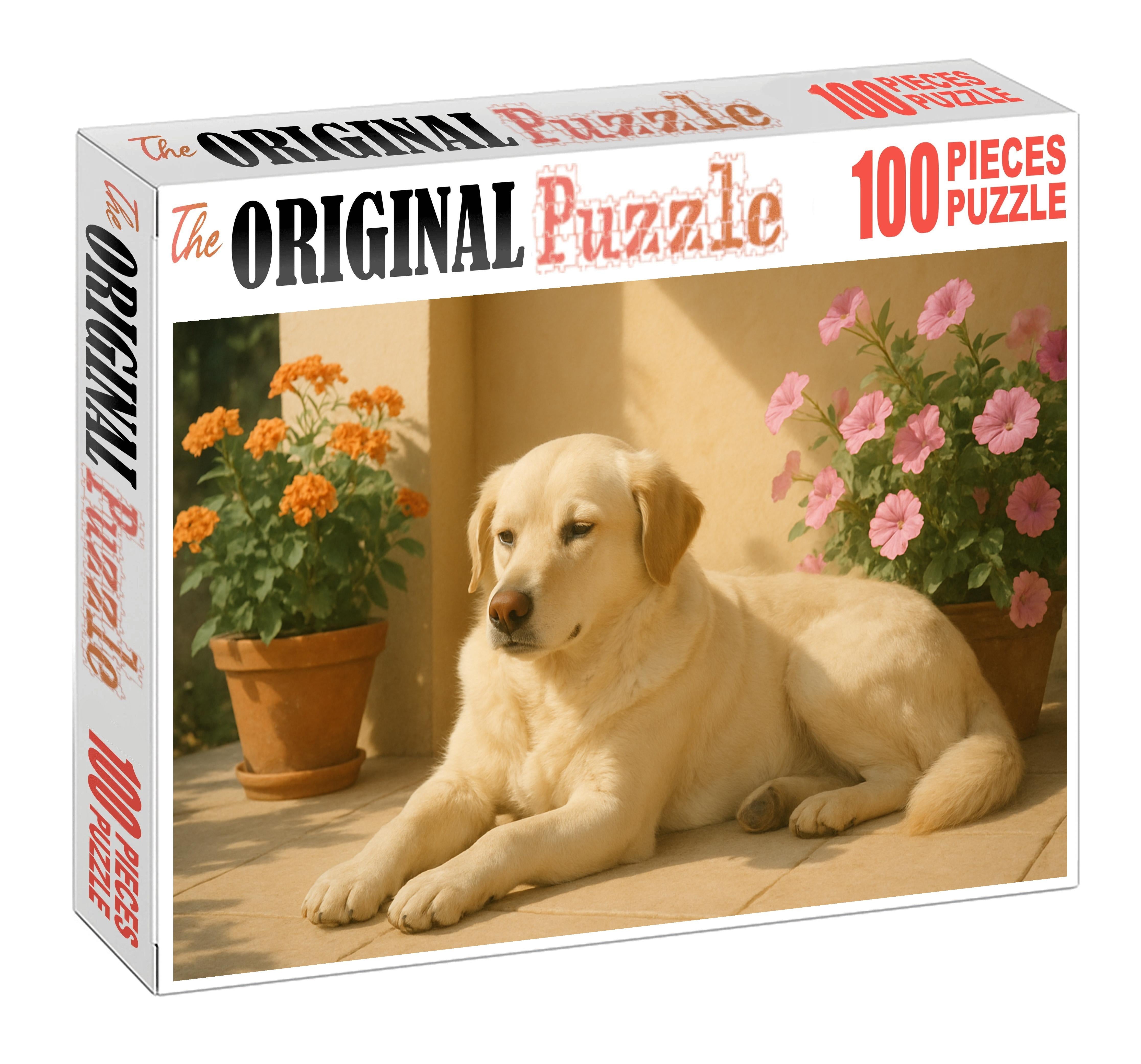 Ivory Glow Cream-colored Companion With Gentle Temperament Puzzle For Kids