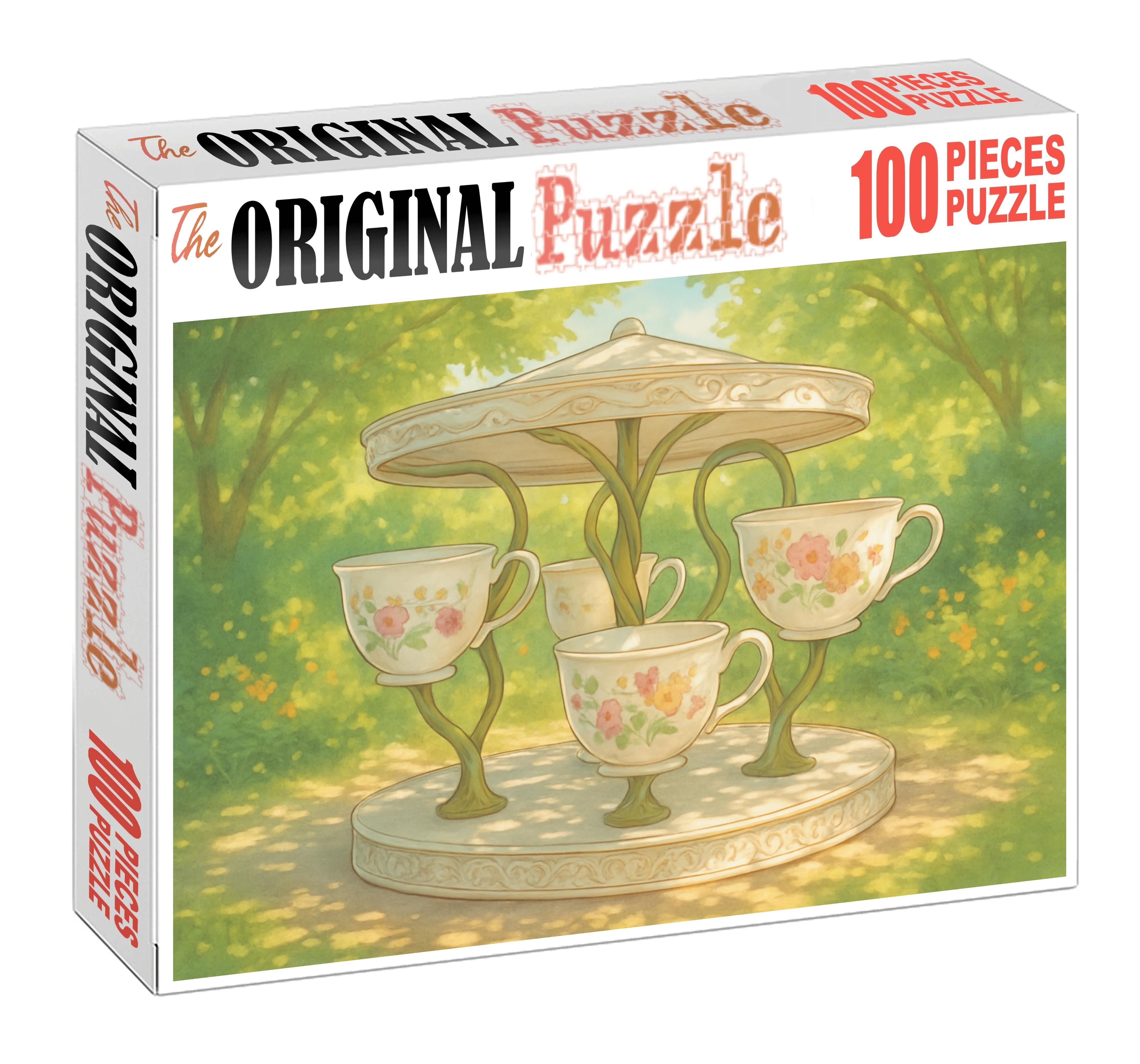 The Teacup Carousel Custom Jigsaw Puzzle