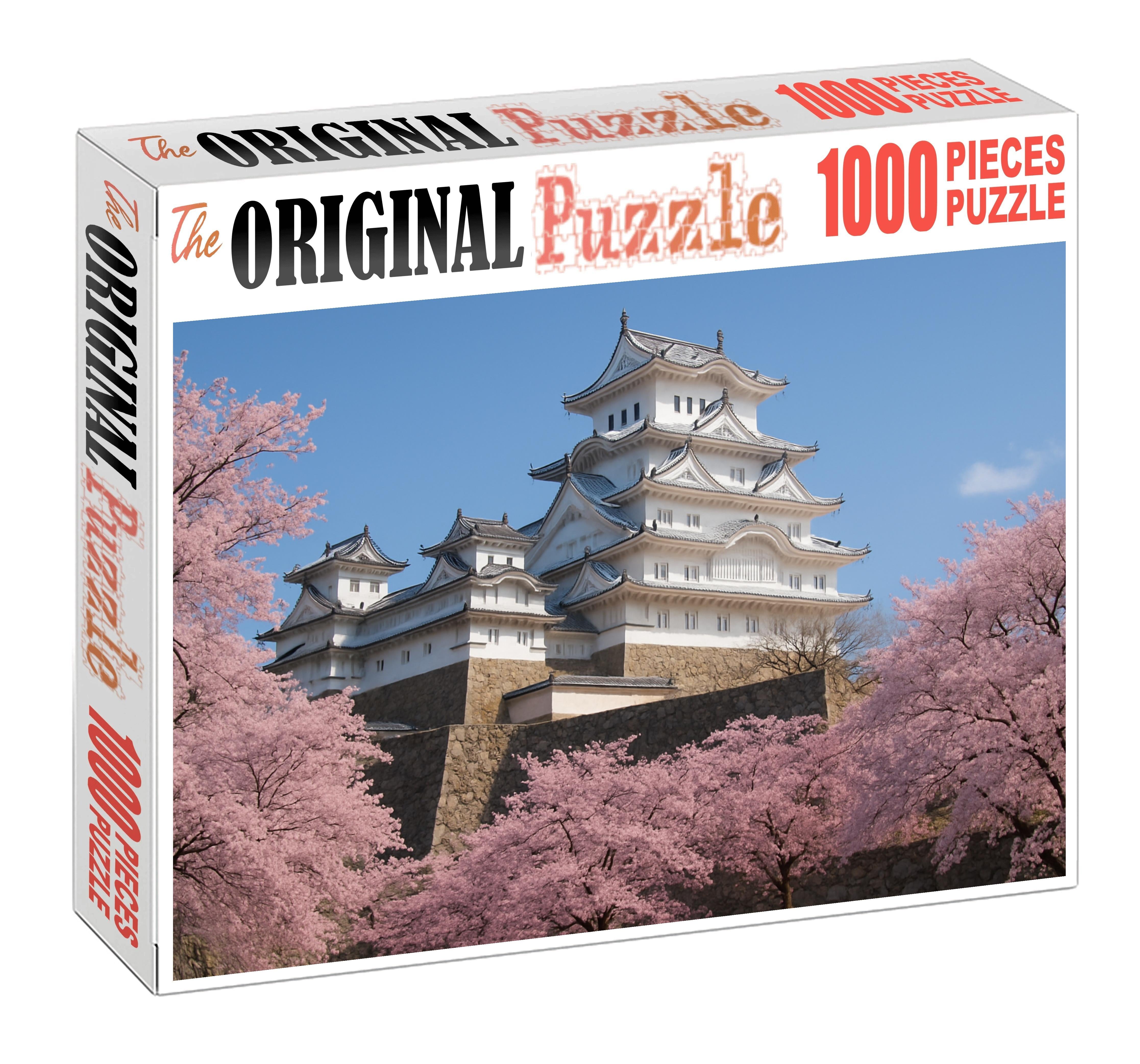 Himeji Castle Himeji Japan Recognized By 5500 Worldwide As The 'white Heron' Fortress Of Feudal Elegance Unique Puzzle Design