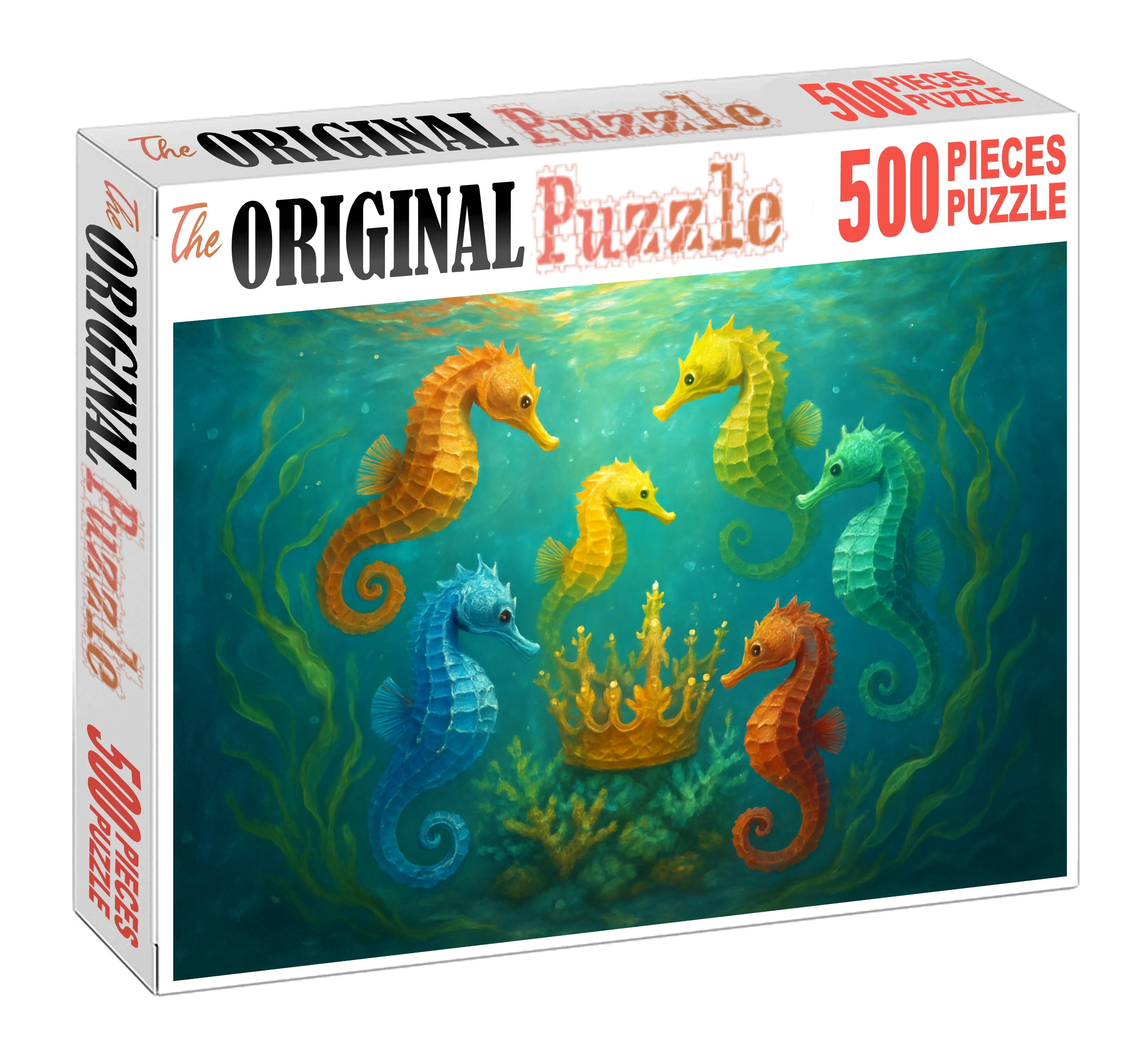 Seahorse Carousel Beneath The Coral Crown Puzzle Fun