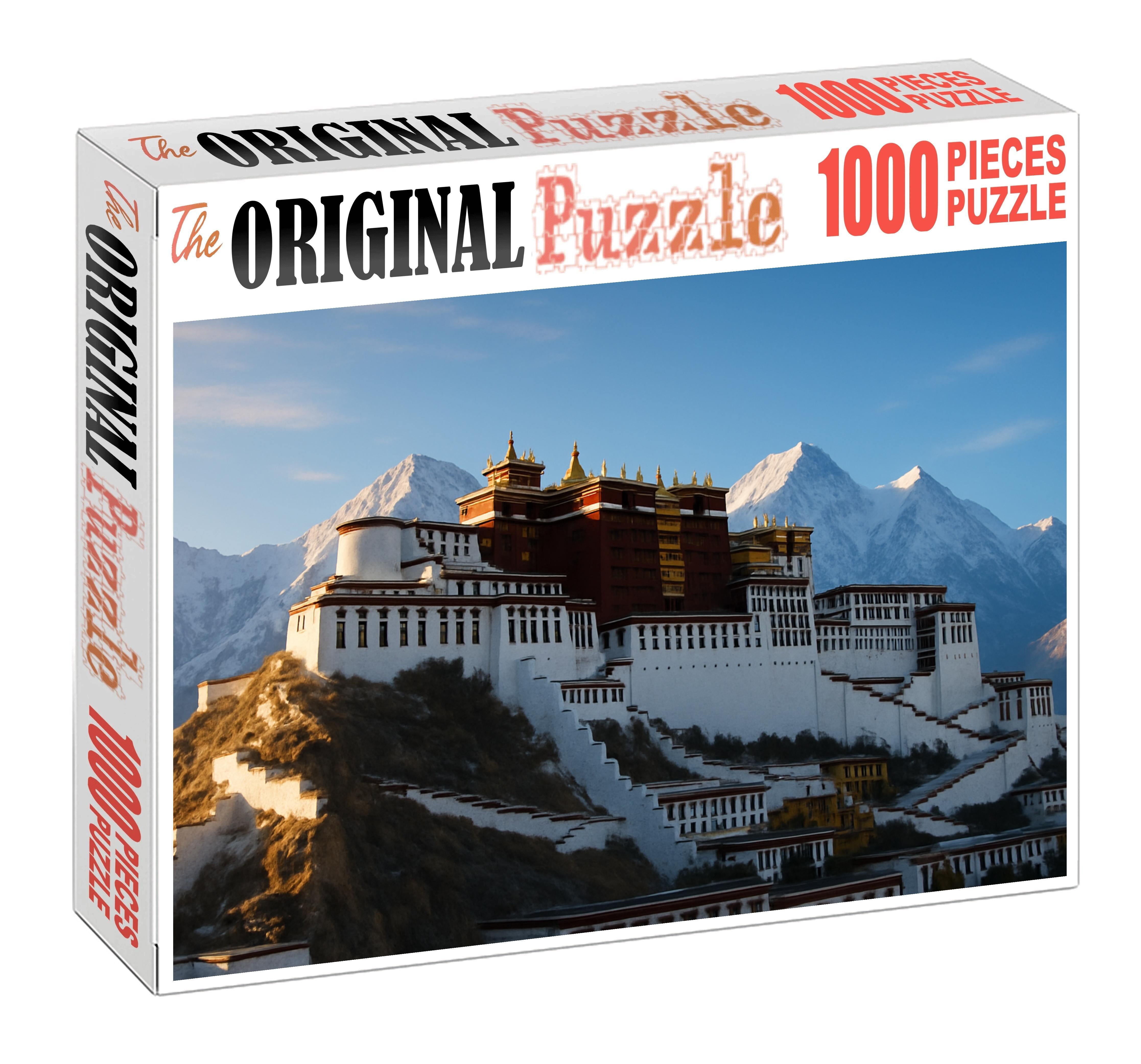 Potala Palace Lhasa Tibet Recognized By 7322 As A Majestic Fortress And Spiritual Hub Unique Puzzle Design