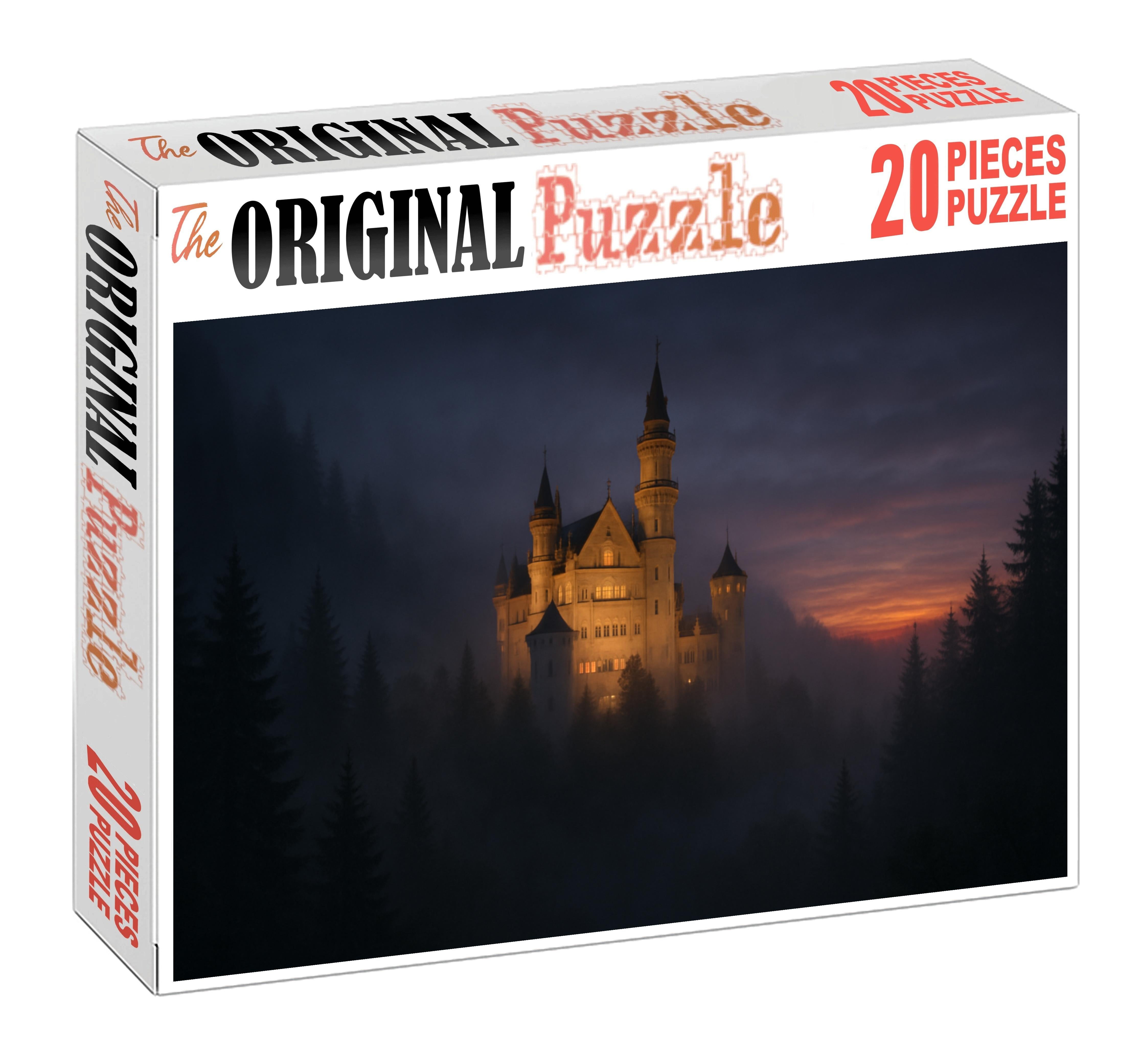 Neuschwanstein Castle Nestled In Bavaria Germany Admired By 7321 Globally As A Fairy-tale Fortress 20 Piece Puzzle