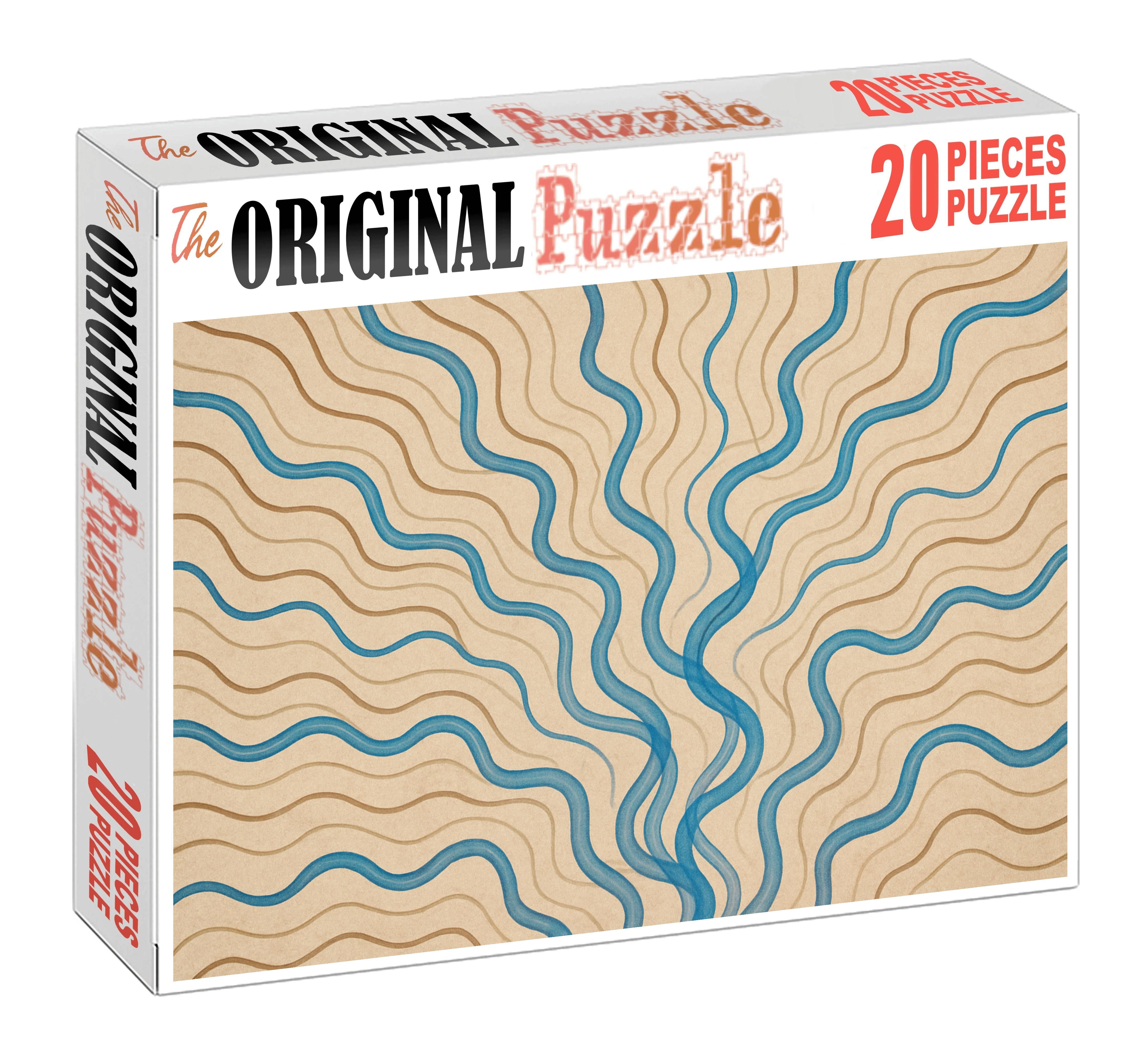 Historical River Meander Evolution Puzzle Collection