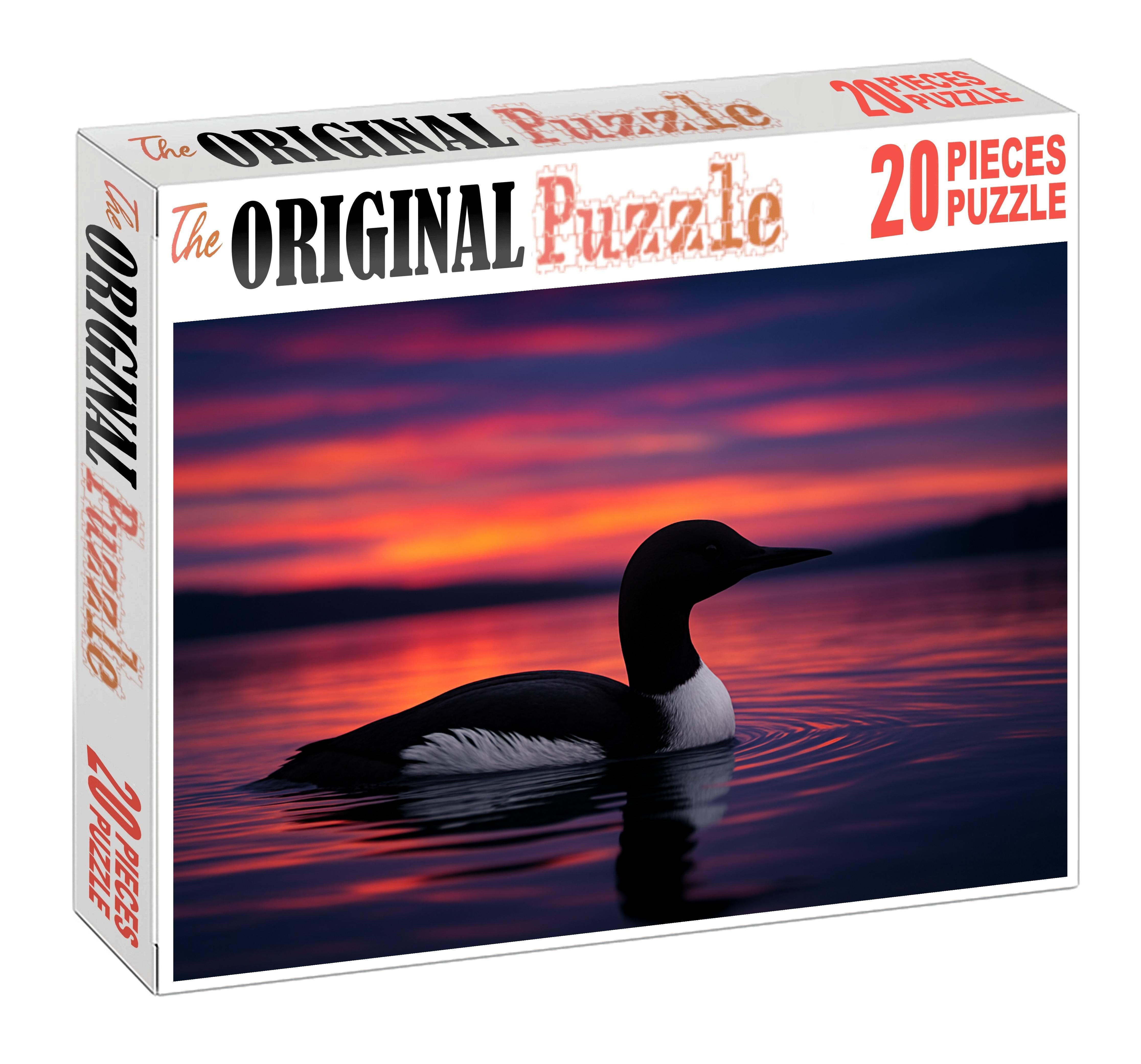 Pacific Loon Deep-water Diver Extraordinaire Large Format Puzzle
