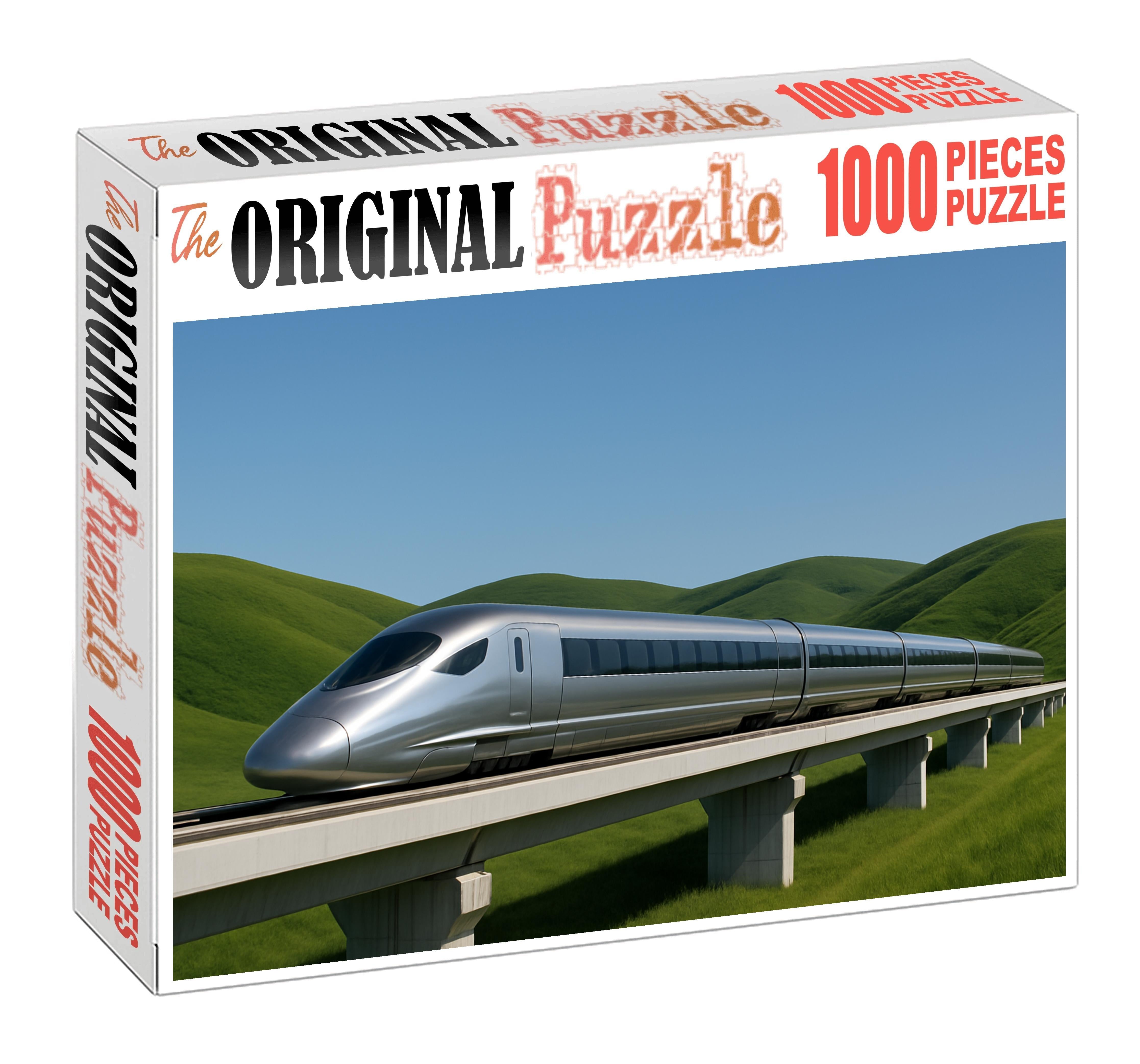 Hydrogen-fueled High-speed Maglev Puzzle For Kids