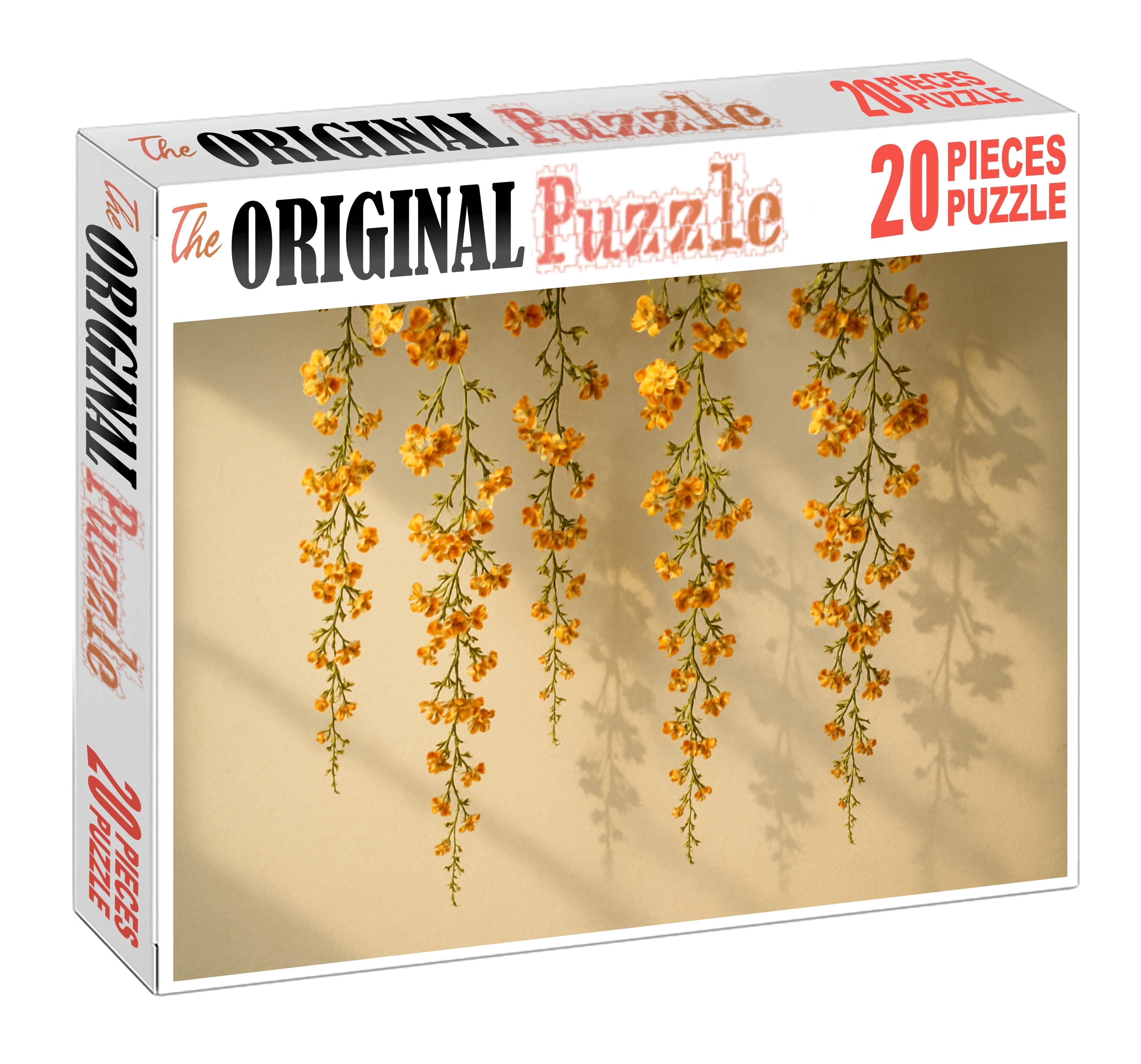 Golden Hour Hanging Garden Warm Toned Blooms On Twining Vines Family Puzzles