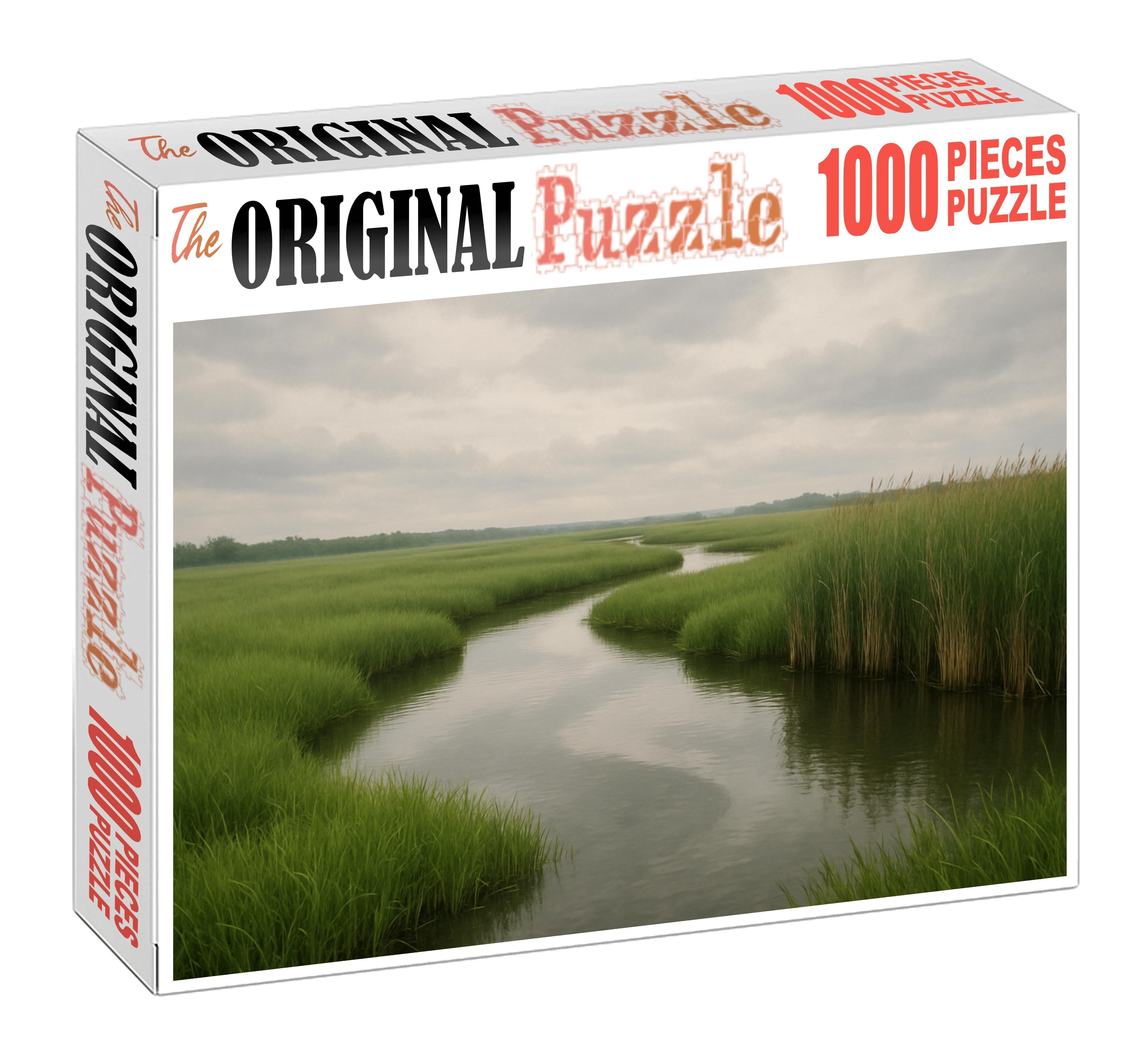Serene River Delta Premium Puzzle Pieces