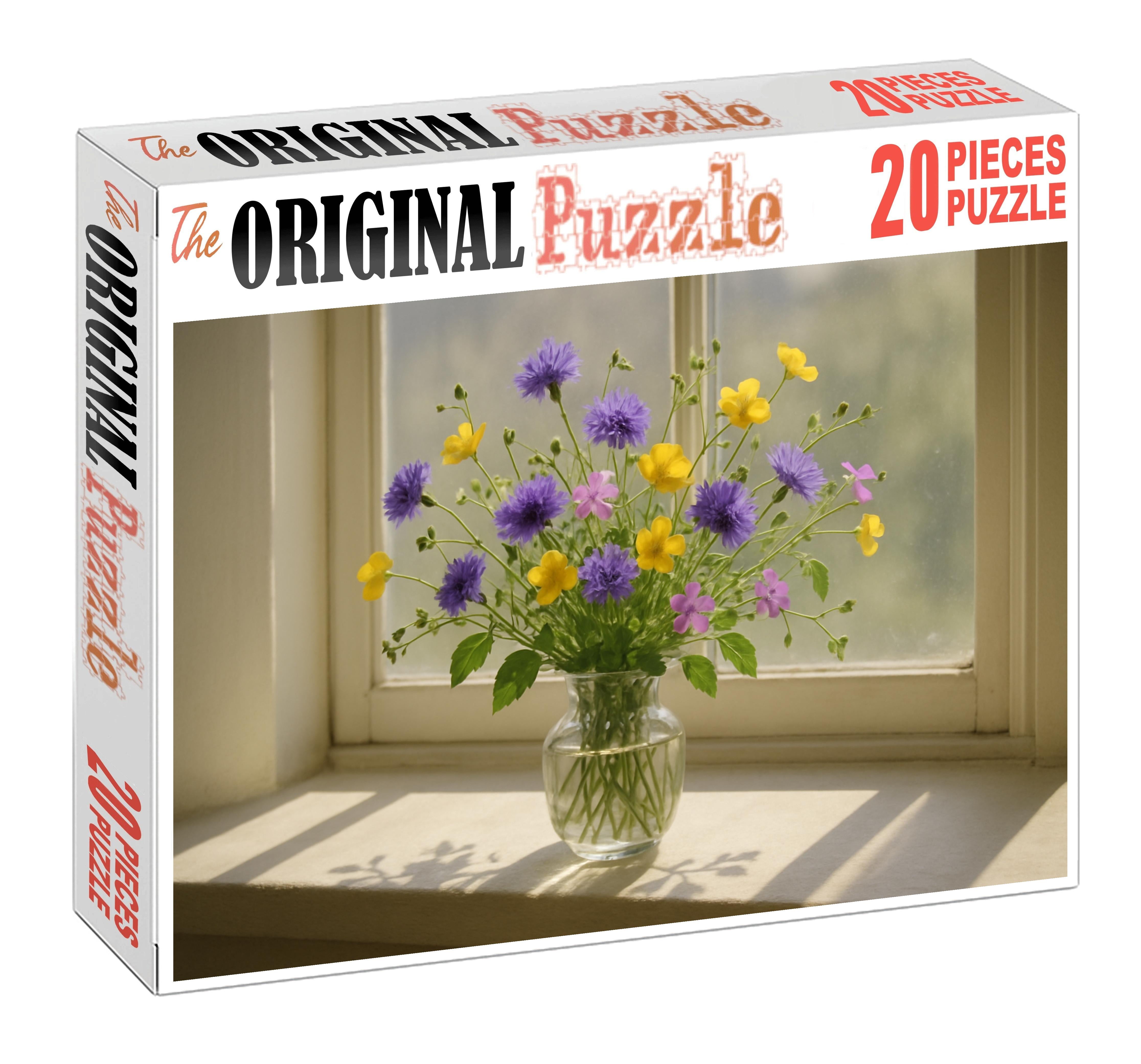 Springtime Meadow Vase Puzzle Collection