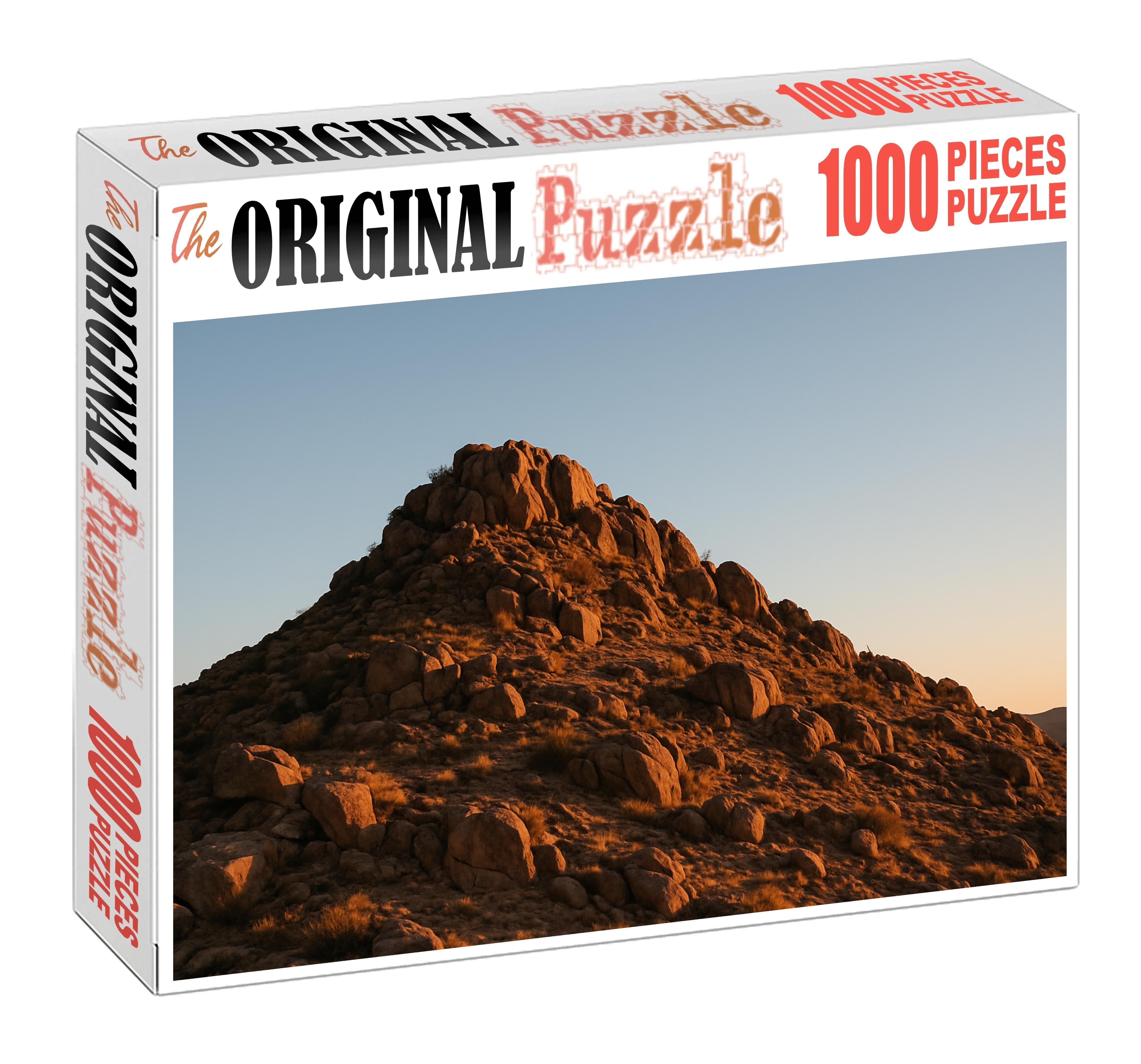 Craggy Hilltop Sunrise Easy Puzzles
